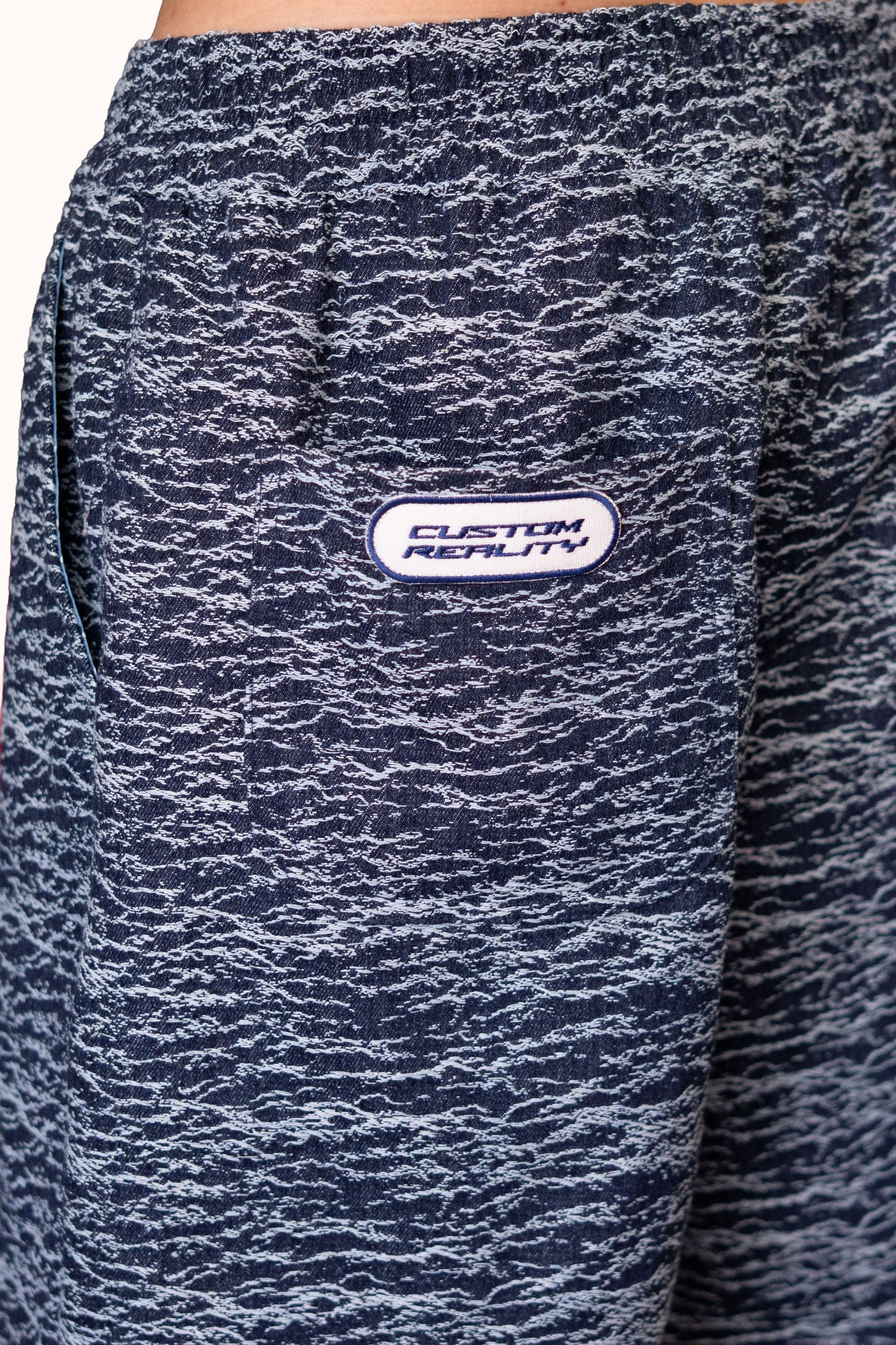 Storm Waves Denim Shorts
