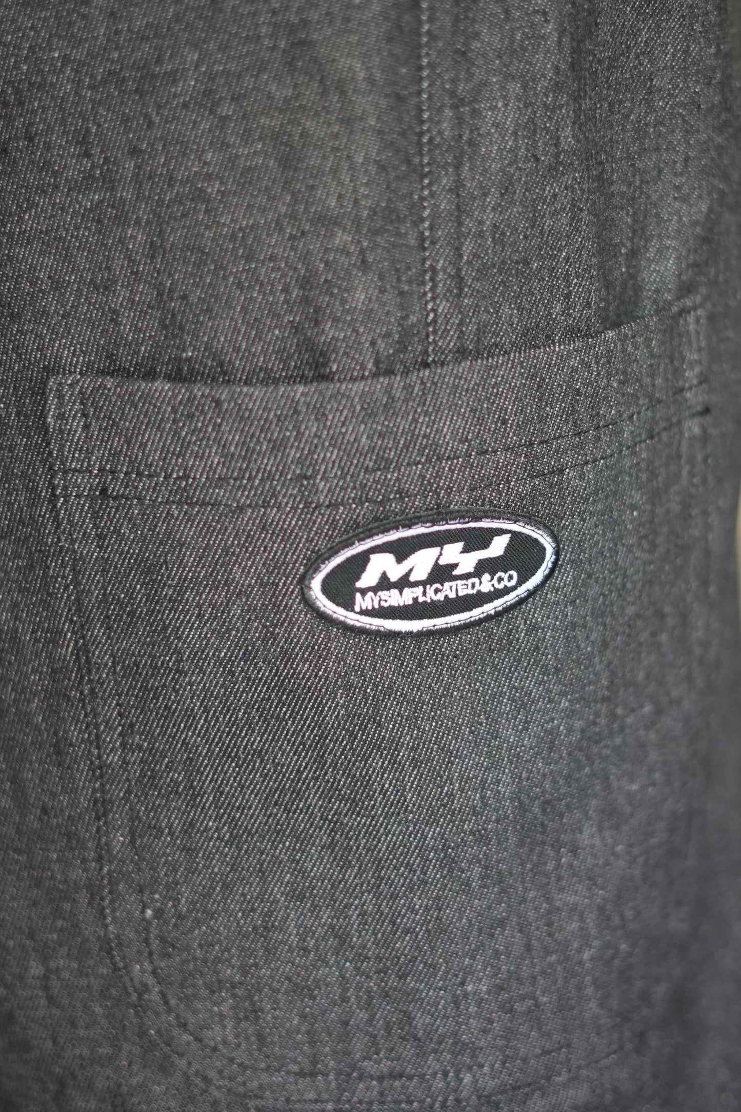 Workwear Grey Denim Shorts — Mysimplicated