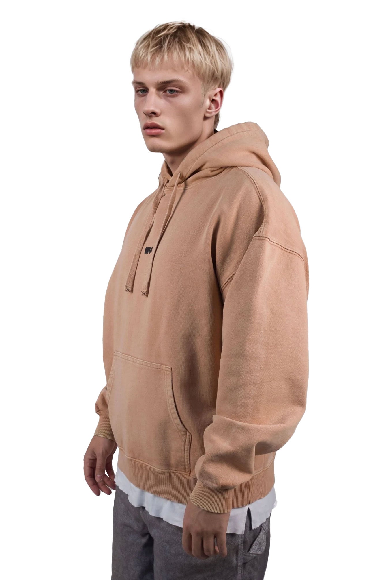 Oversized Vintage Hoodie Latte - MYS