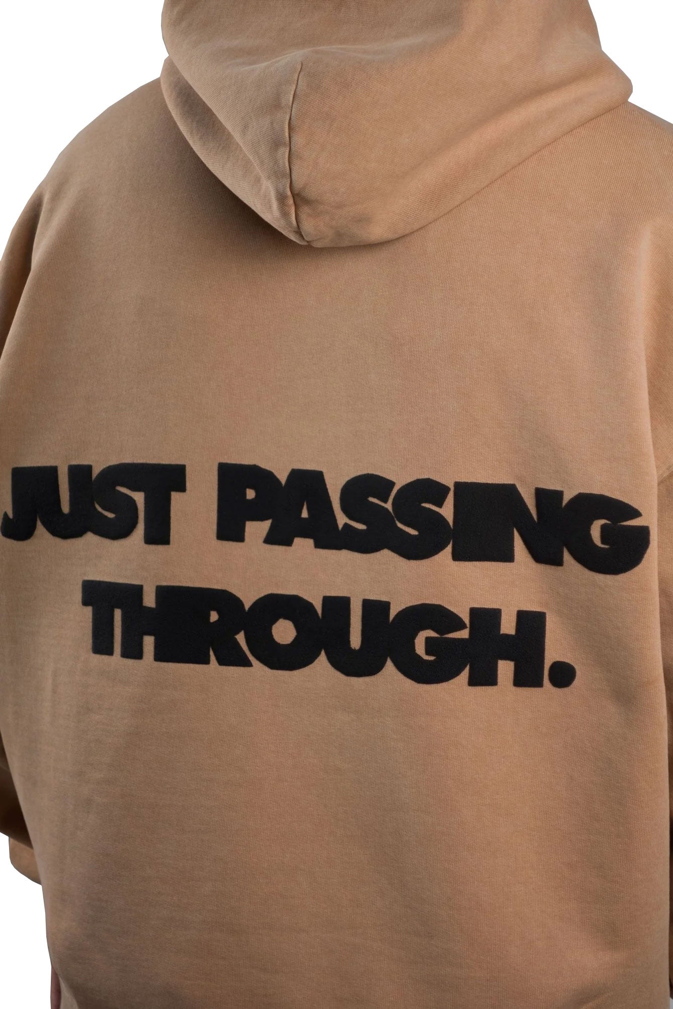 Oversized Vintage Hoodie Latte