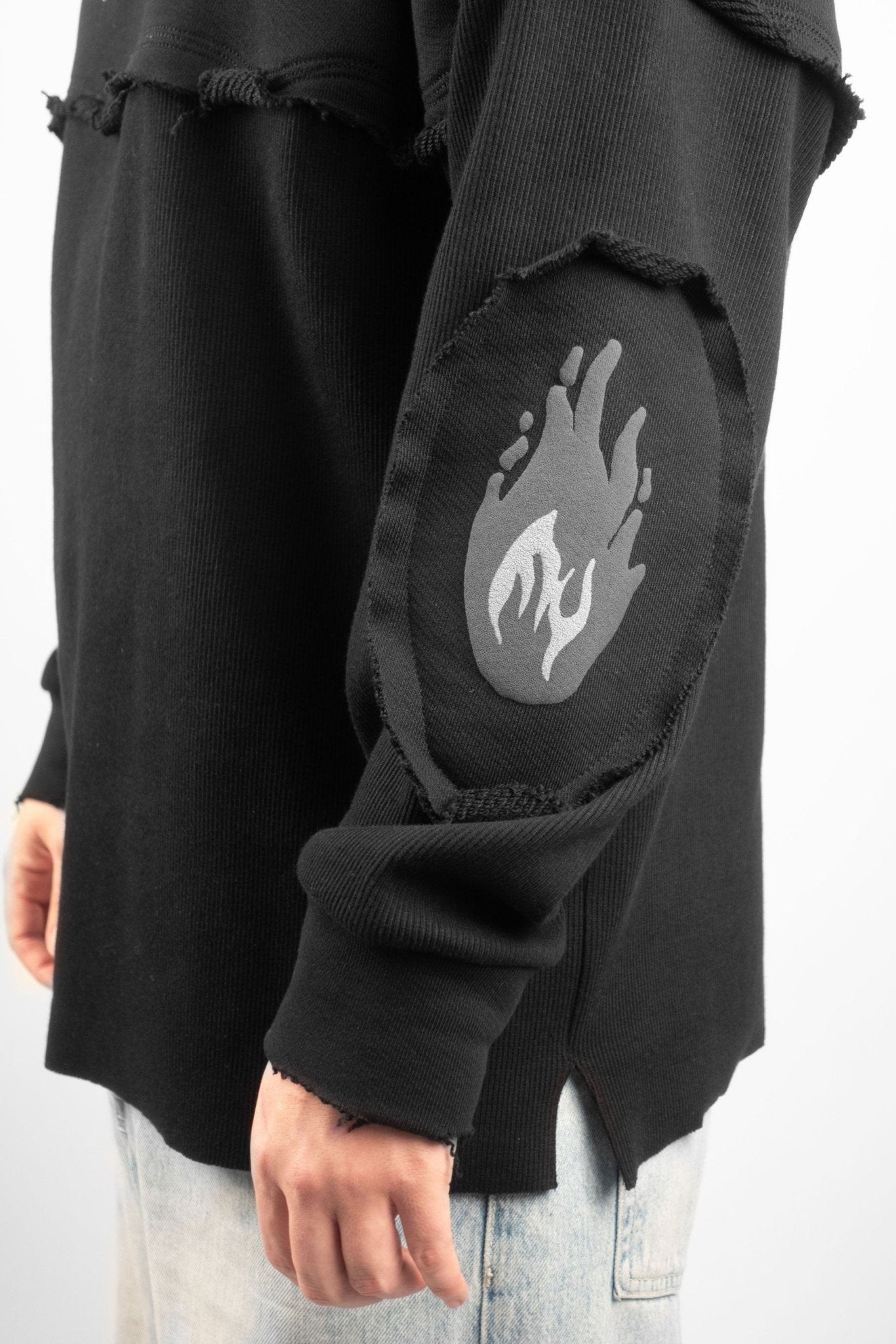 Abyss Frayed Crewneck - MYS