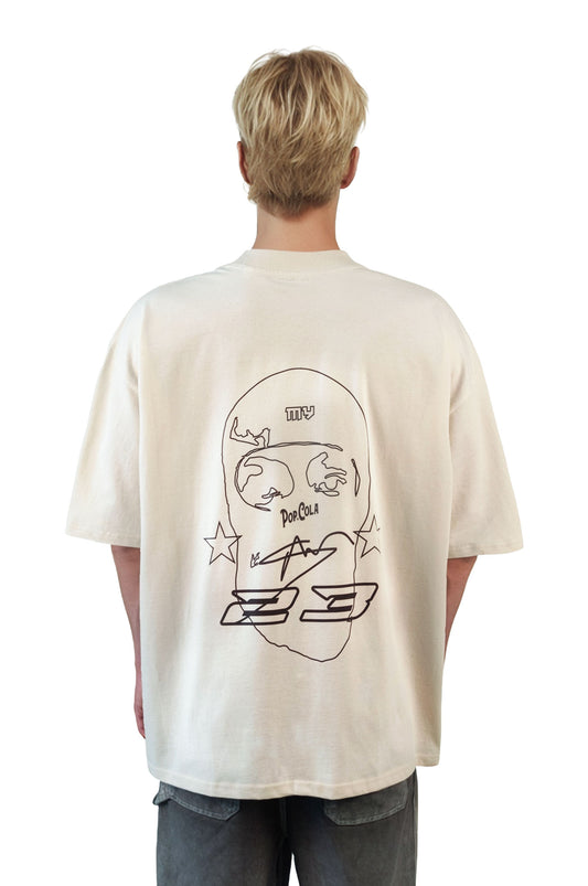 Pop Cola Natural 23 Oversized T-shirt - MYS