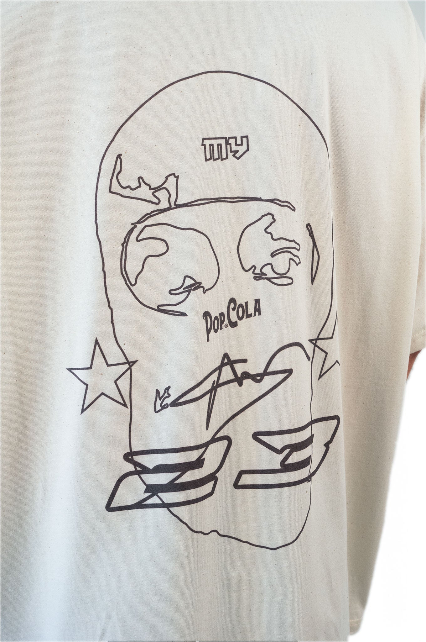 Pop Cola Natural 23 Oversized T-shirt - MYS
