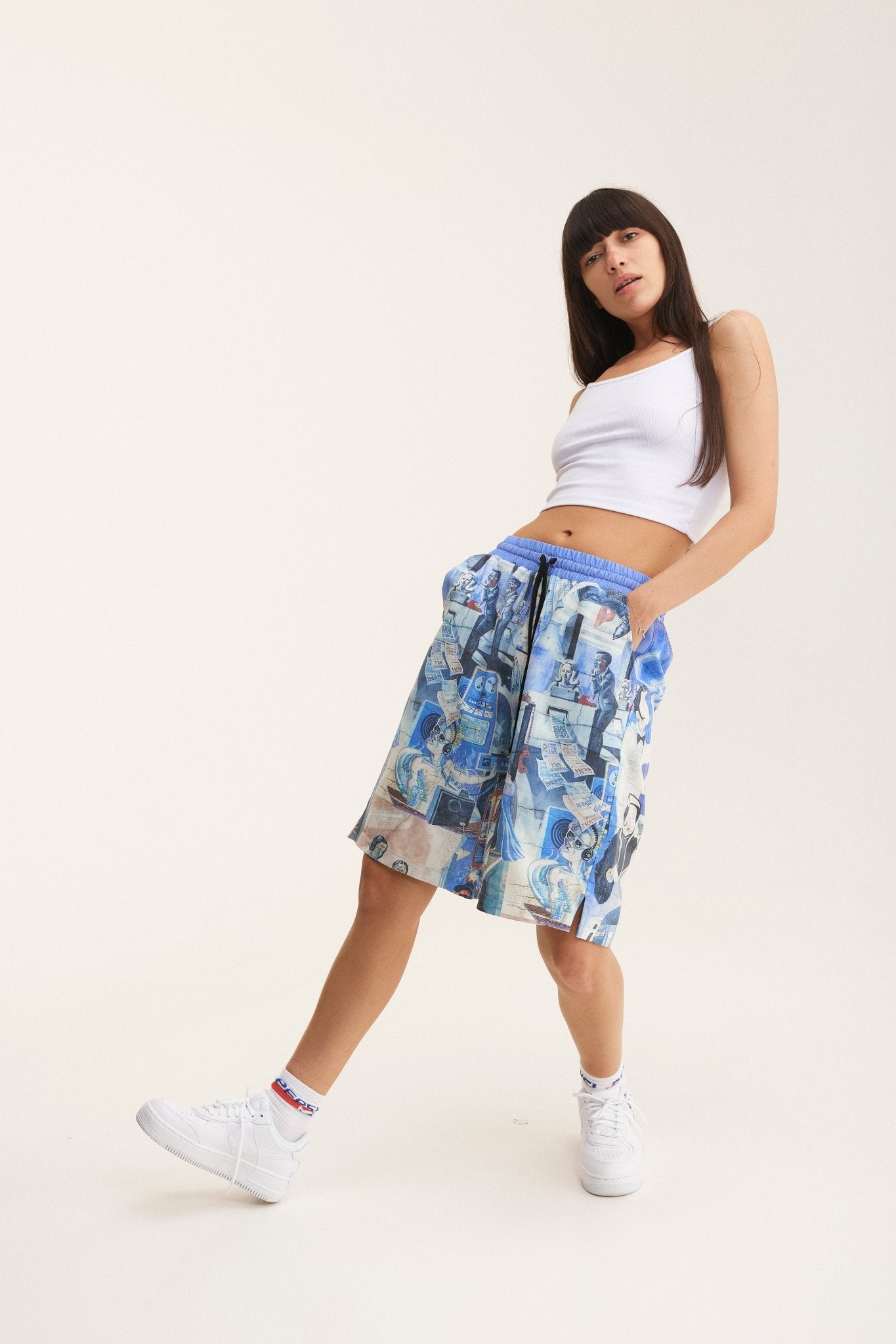 Bermuda Shorts Graffiti (recycled fabric) - MYS