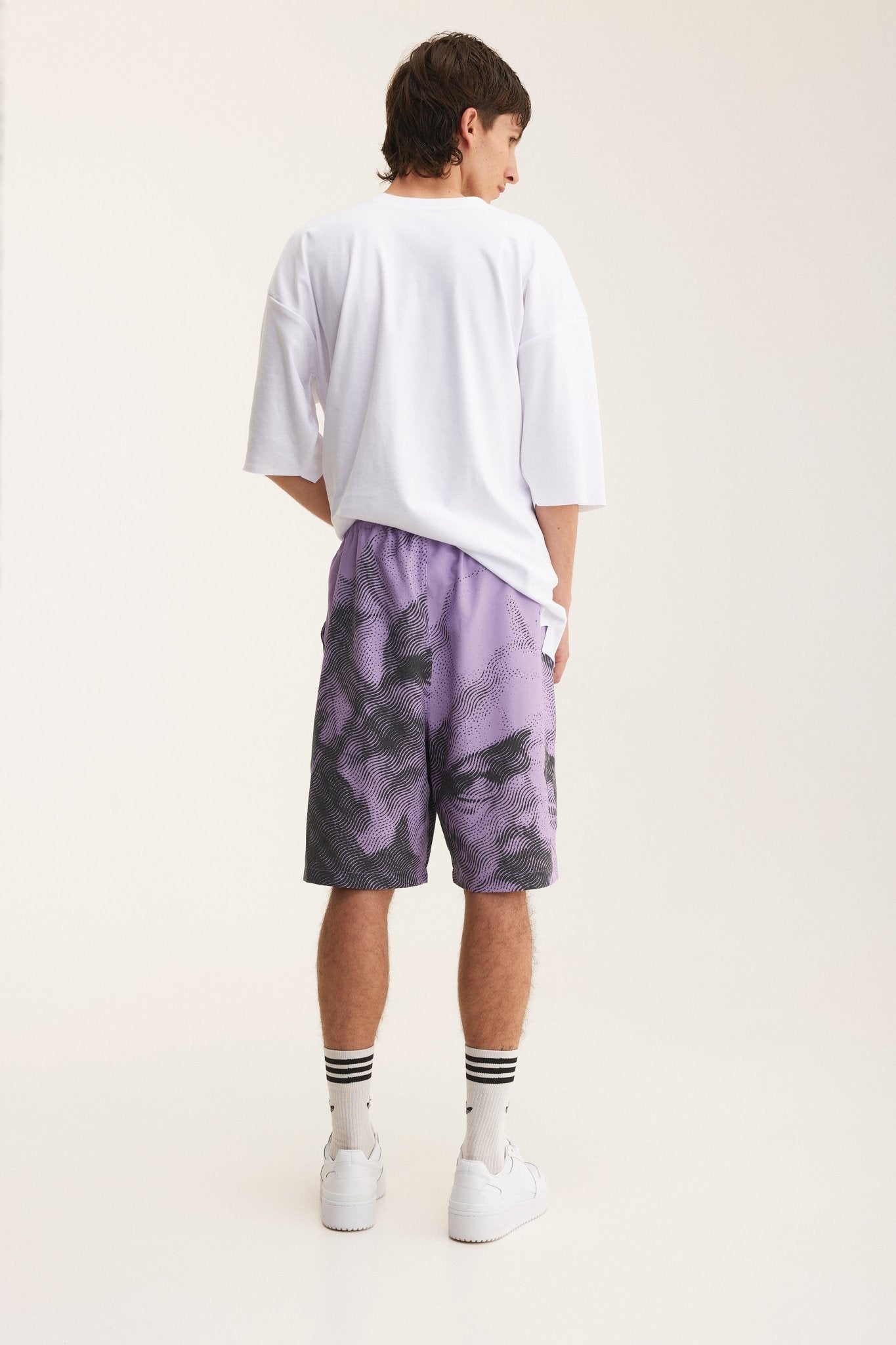 Bermuda Shorts Mauve (recycled fabric) - MYS