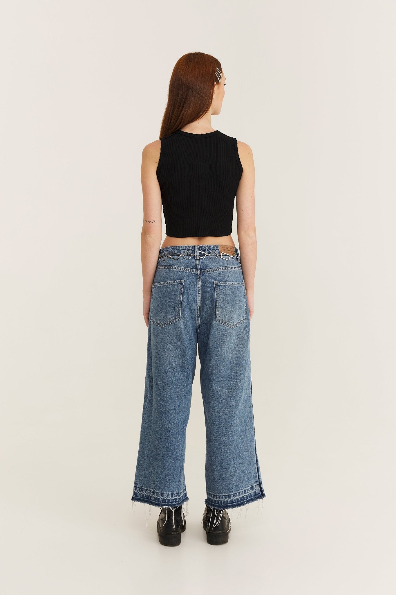 Black Rib Cotton Top - MYS