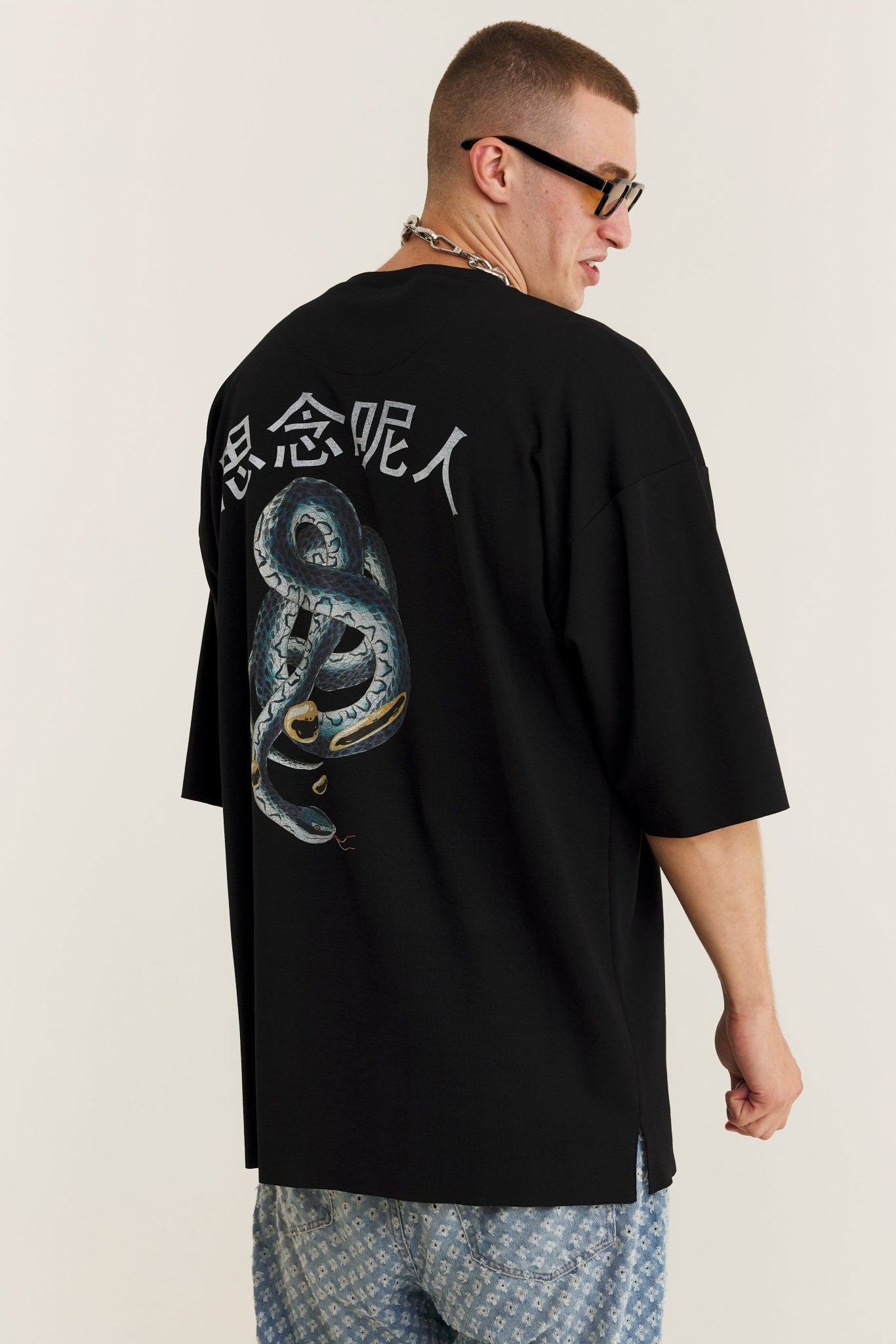 Black T-shirt Snake - MYS