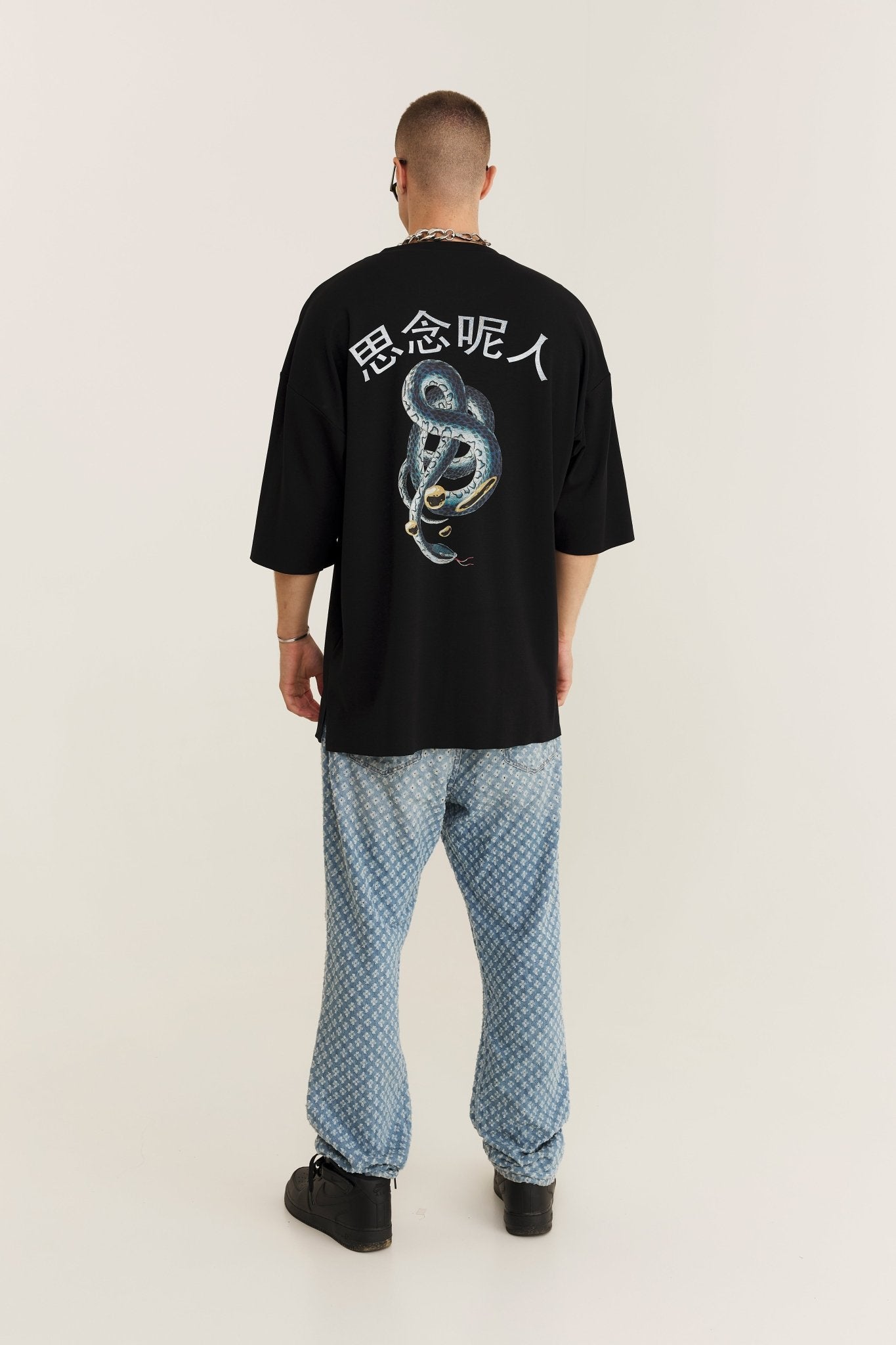 Black T-shirt Snake - MYS