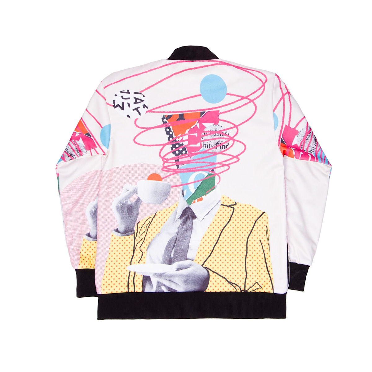 Bomber Jacket In Abstract Colors