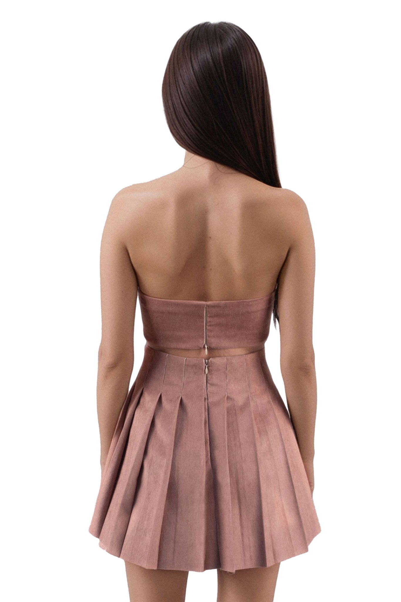 Dusty Rose Pleated Set - MYS