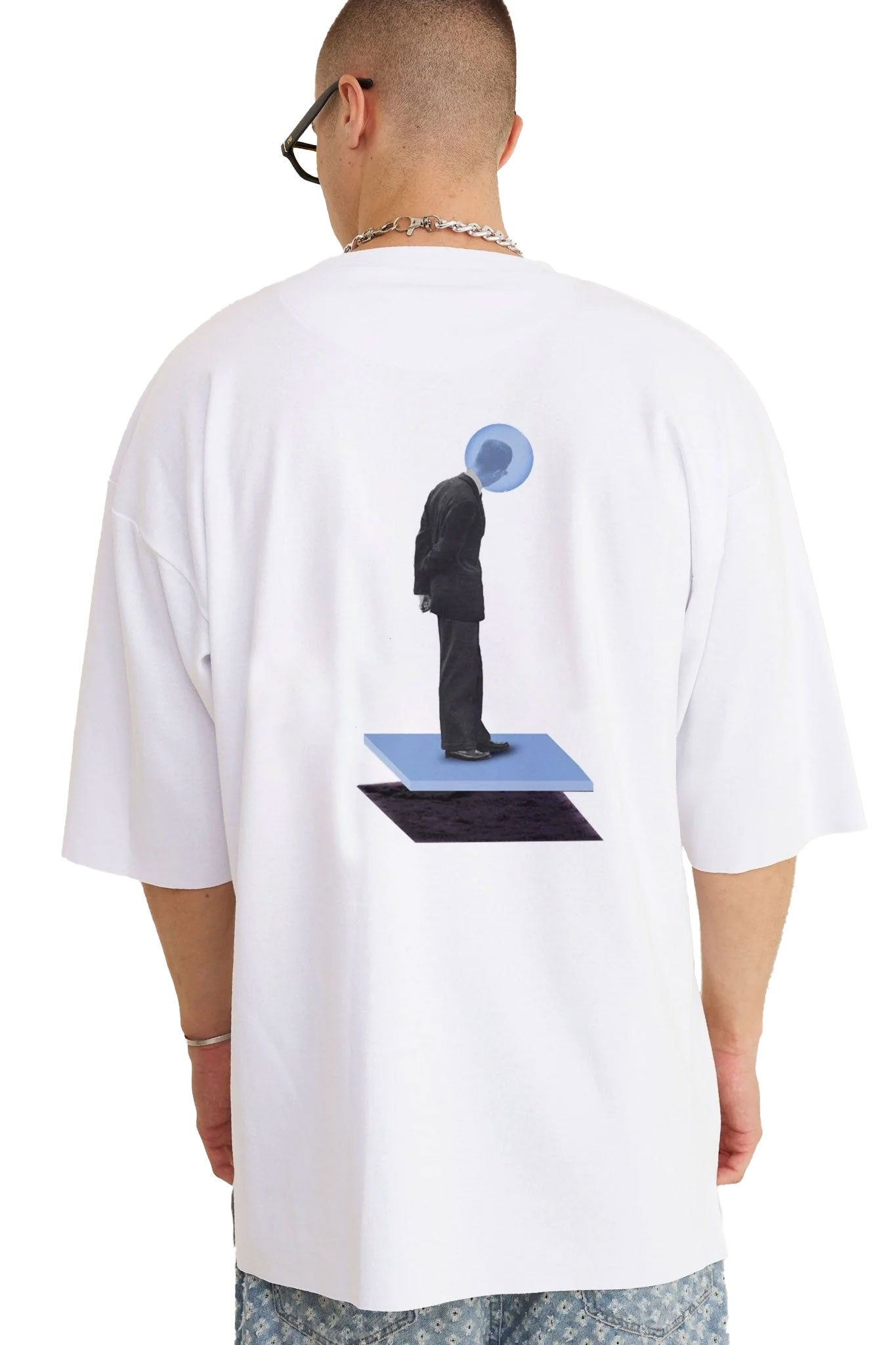 Headspace Oversized White T-shirt - MYS