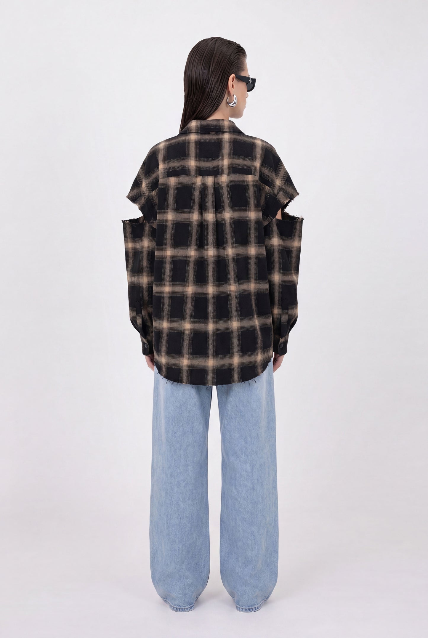 Fragmented Sleeves Shirt V3