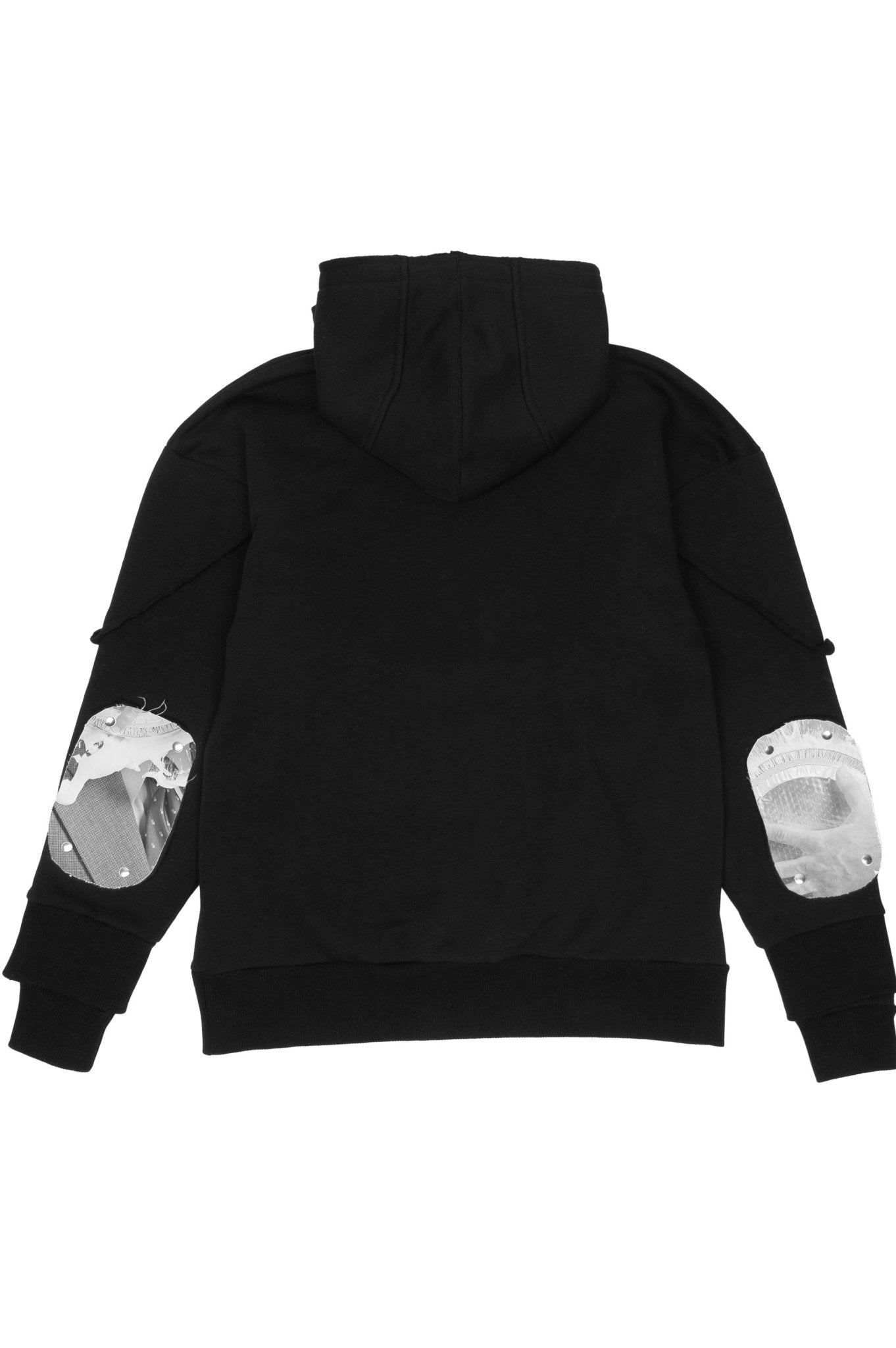 Interchangable Patches Black Hoodie - MYS