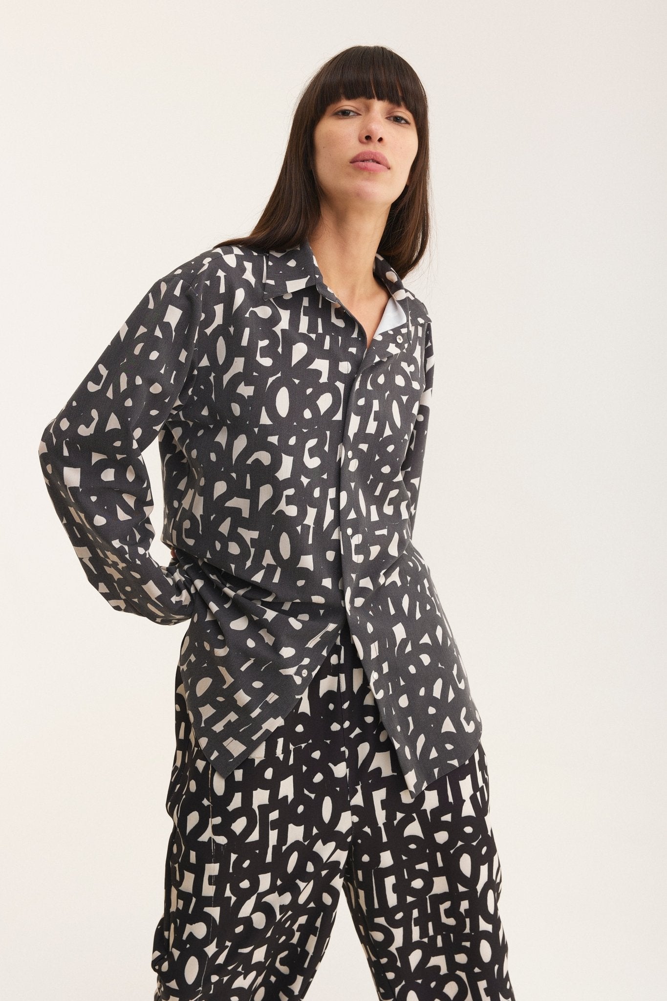 Long Sleeve Shirt & Pants Set Numbers (recycled fabric) - MYS