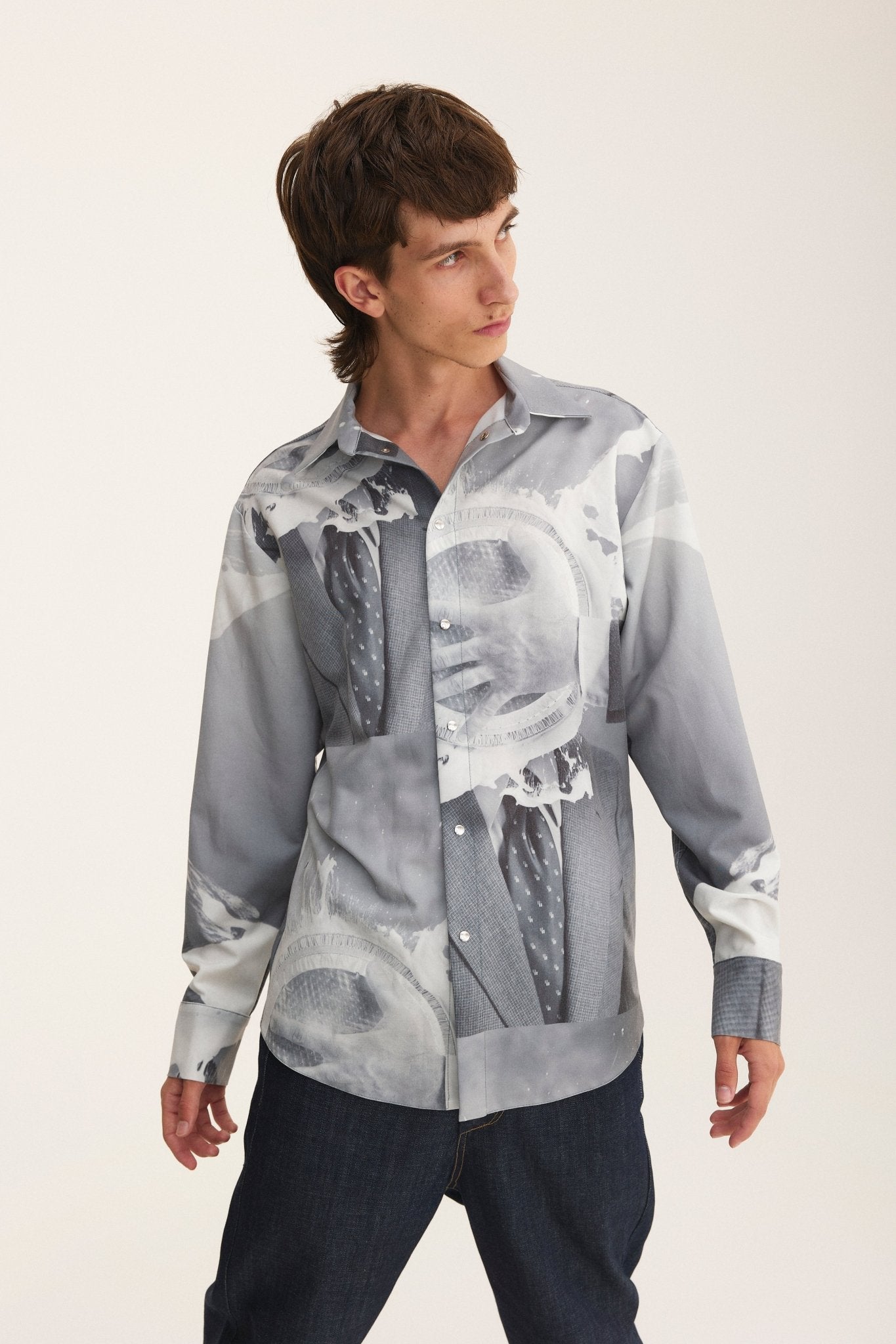 Long Sleeve Shirt Pie (recycled fabric) - MYS