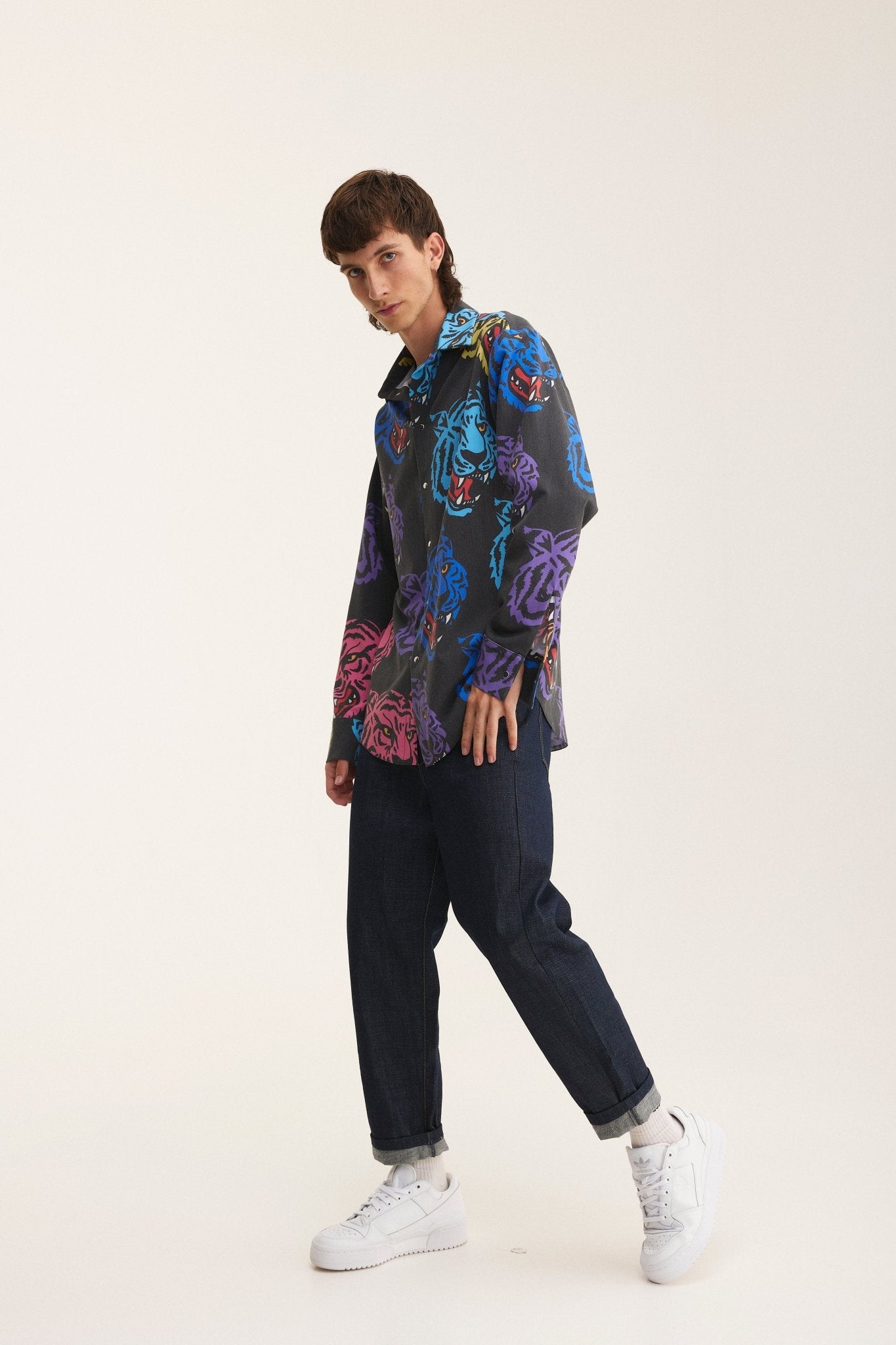 Long Sleeve Shirt Tigers (recycled fabric) - MYS