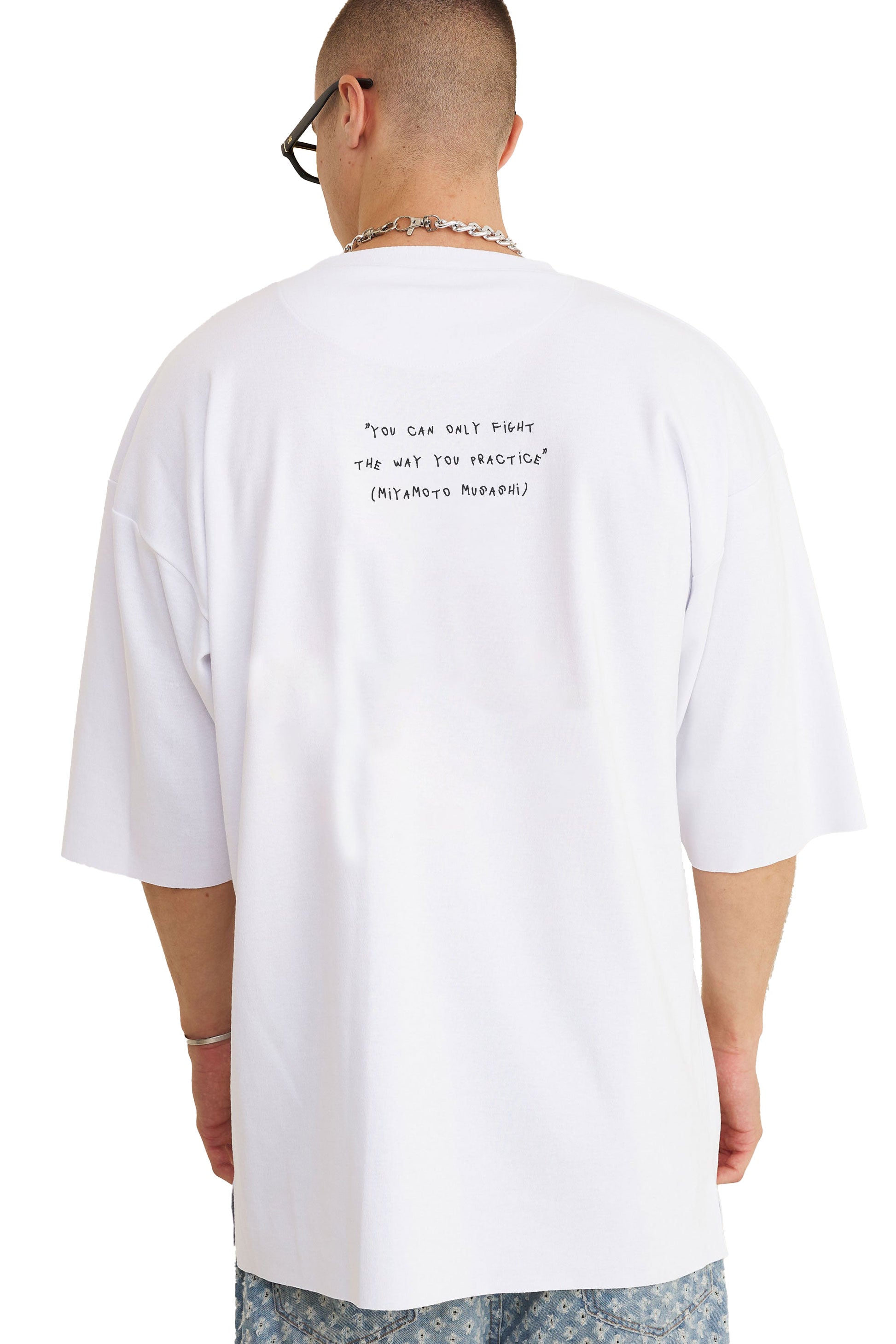 Miyamoto Oversized White T-shirt - MYS
