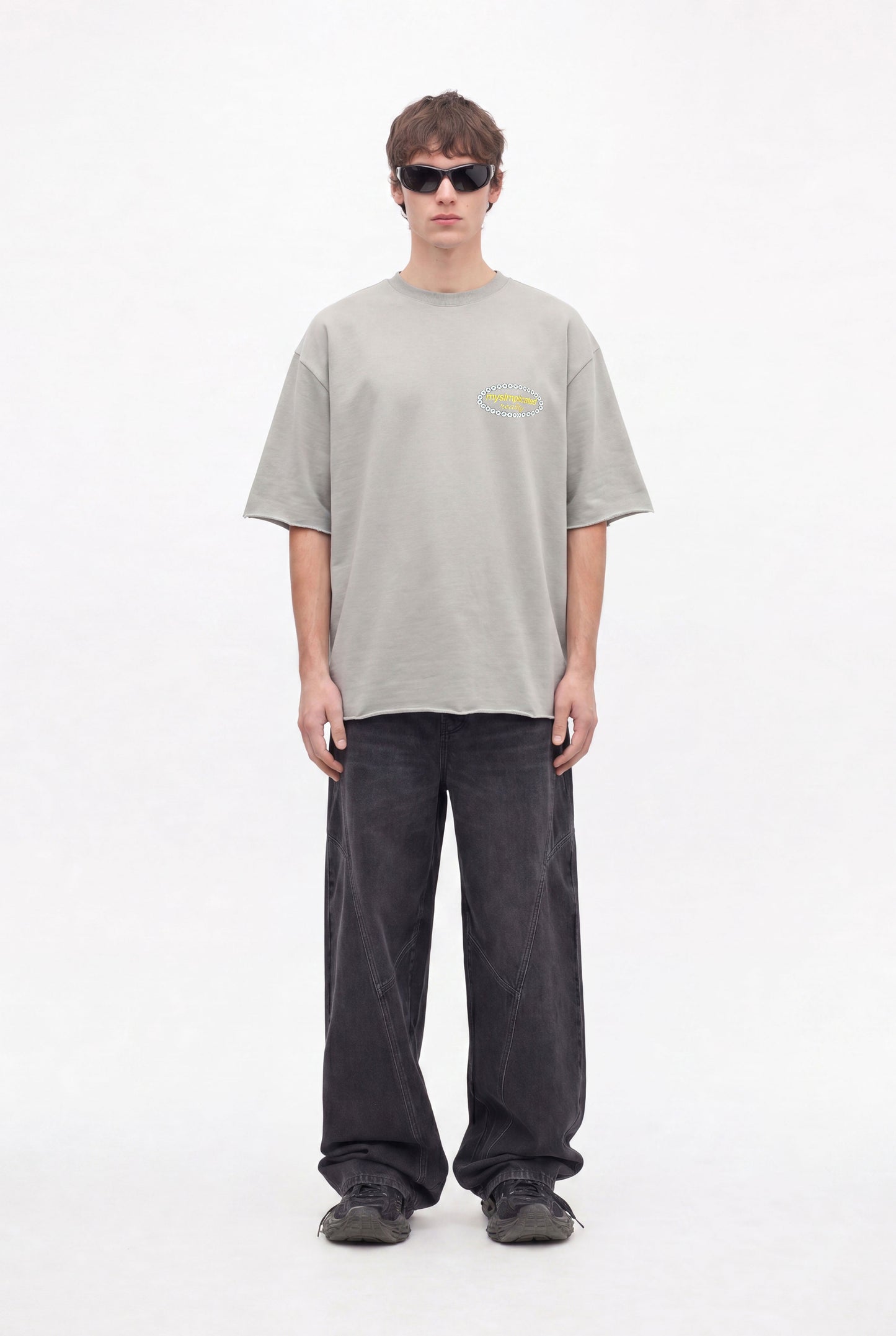 Reality Grey Oversized T-Shirt