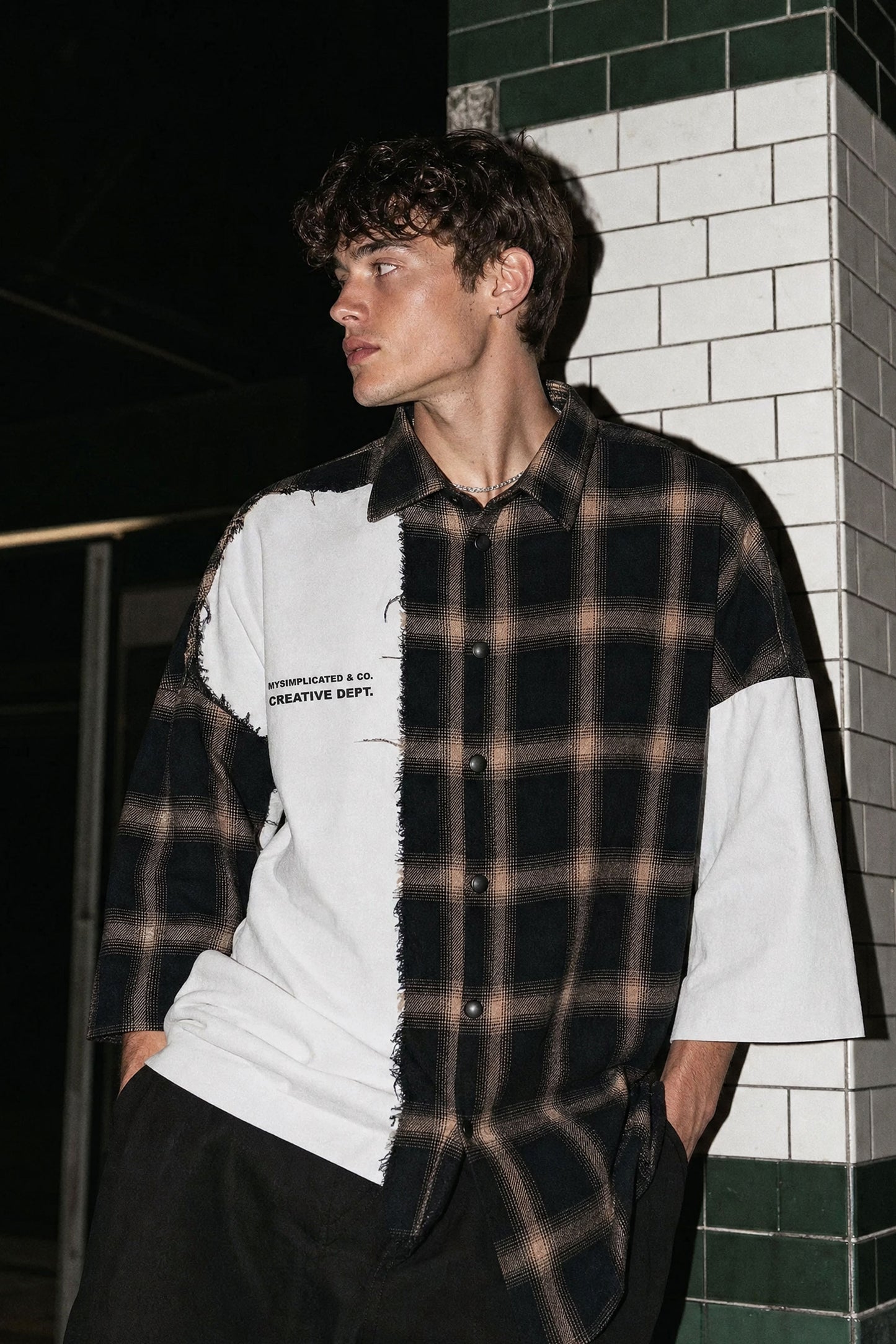 MYSIMPLICATED® Brown Atelier Division Overshirt