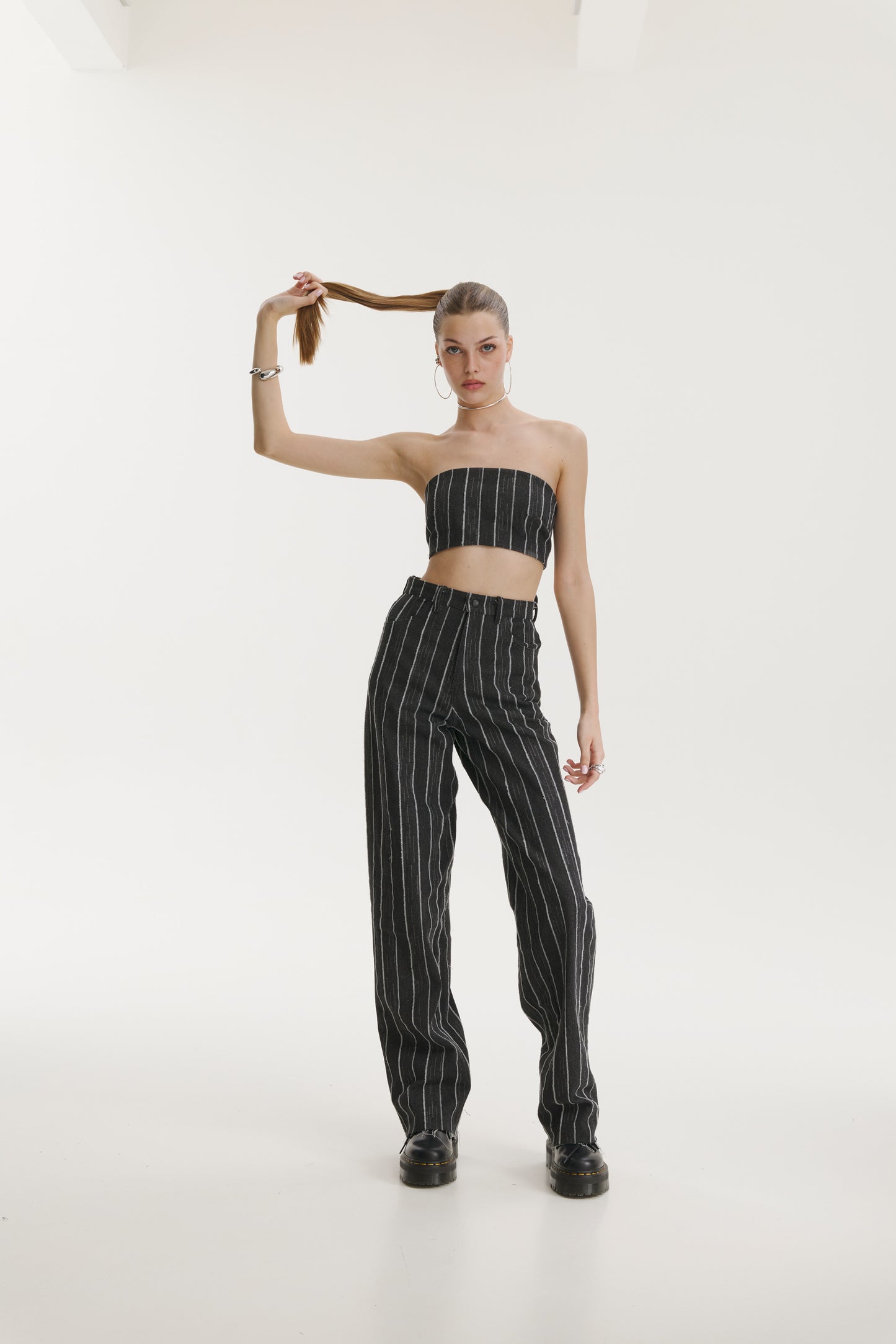 Broken Stripes Jeans