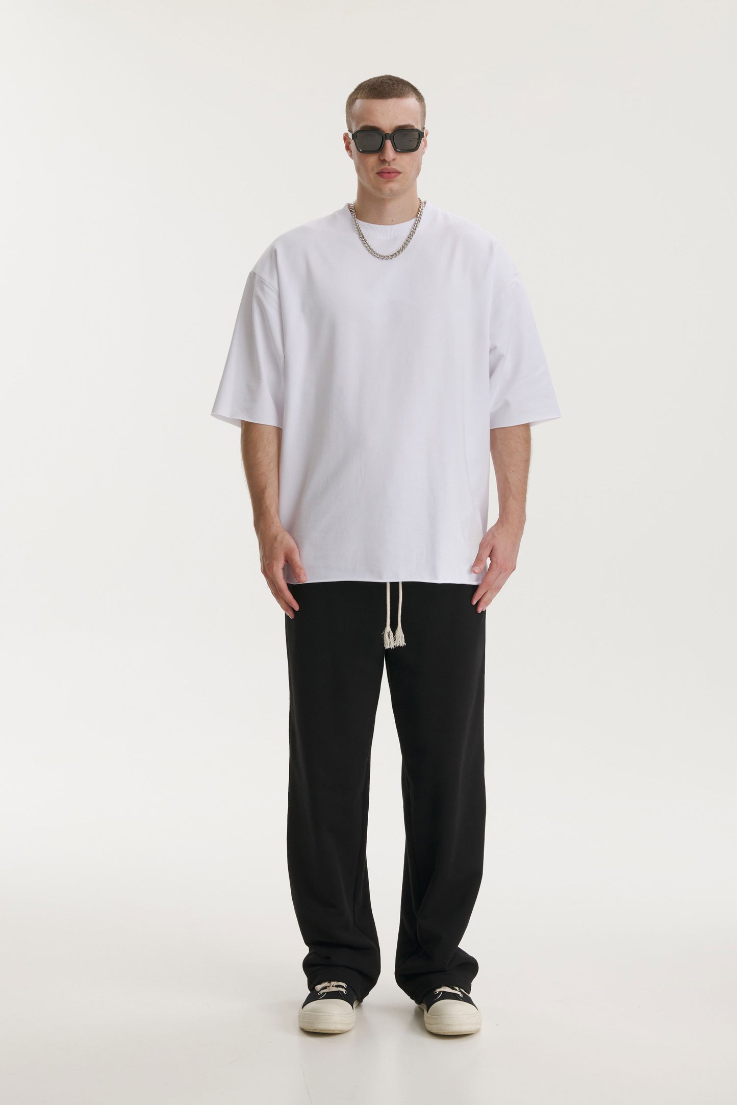 Oversized Cotton White T-shirt Creative Depart. - MYS
