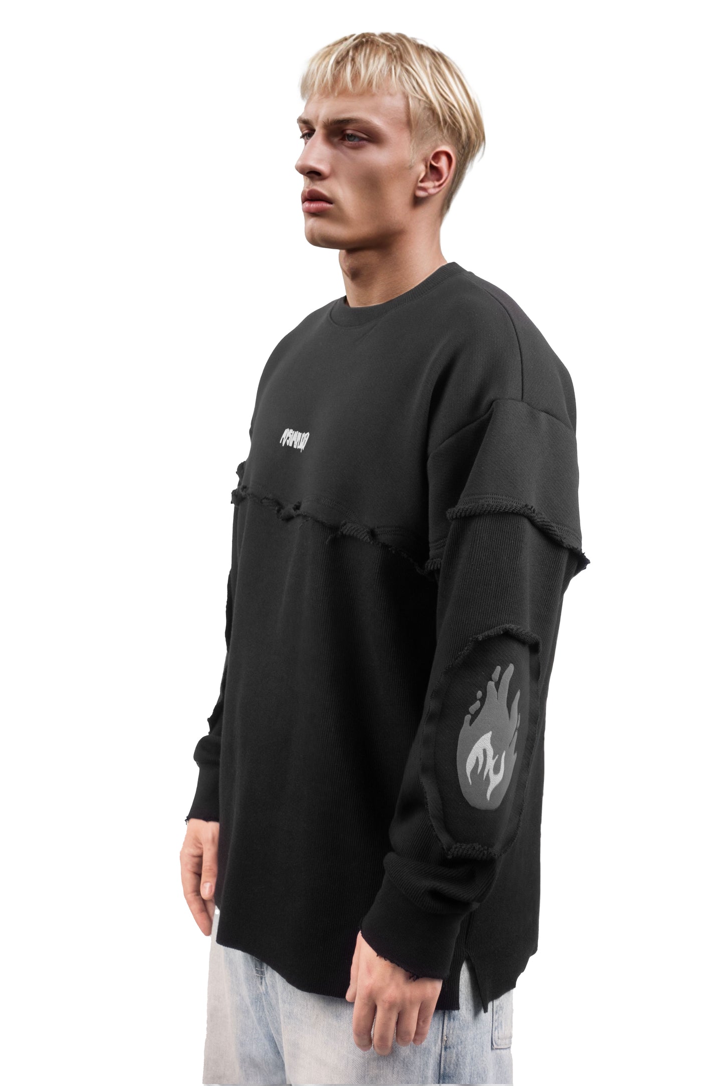 Abyss Frayed Crewneck - MYS