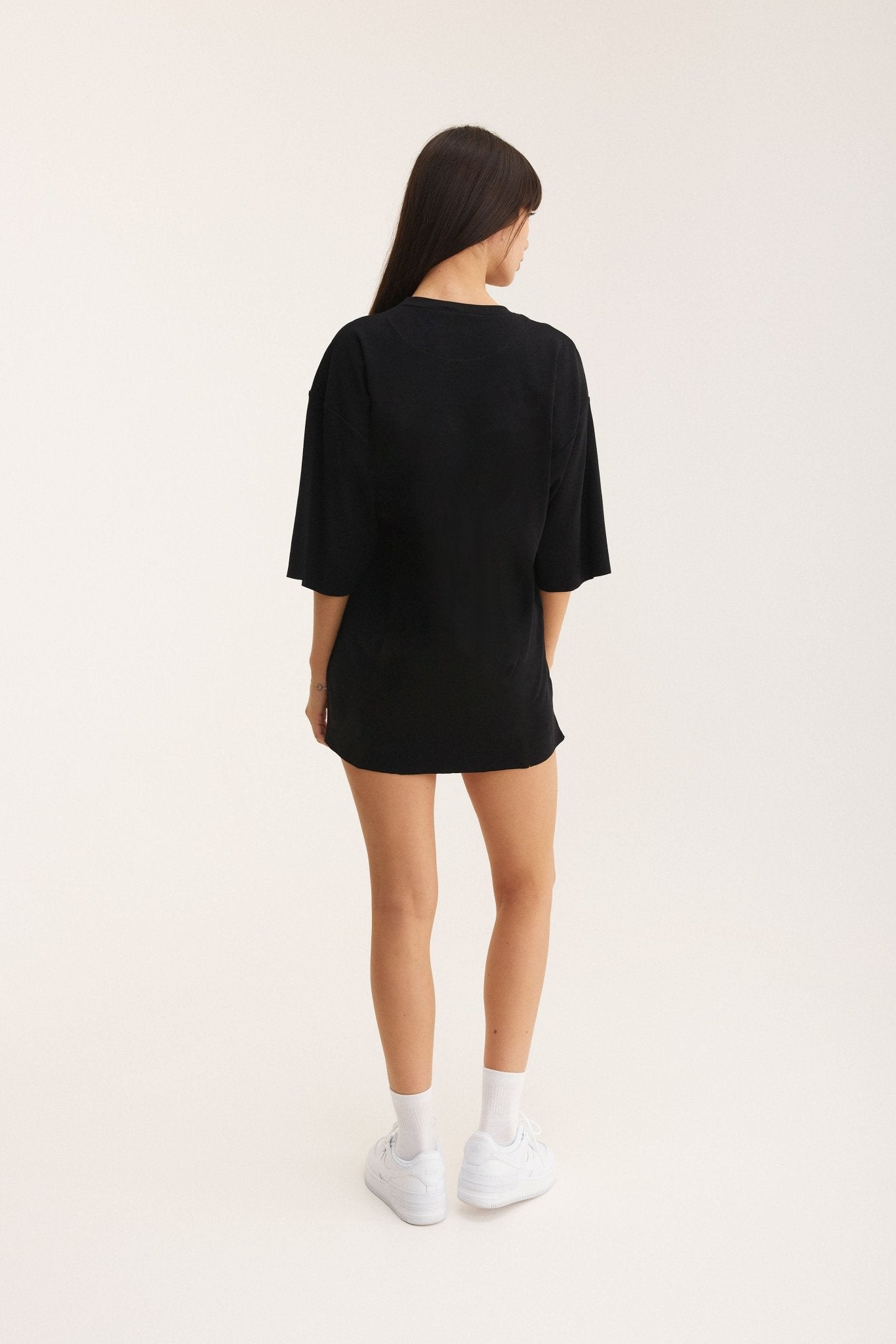Oversized Basic Black T-shirt MY - MYS
