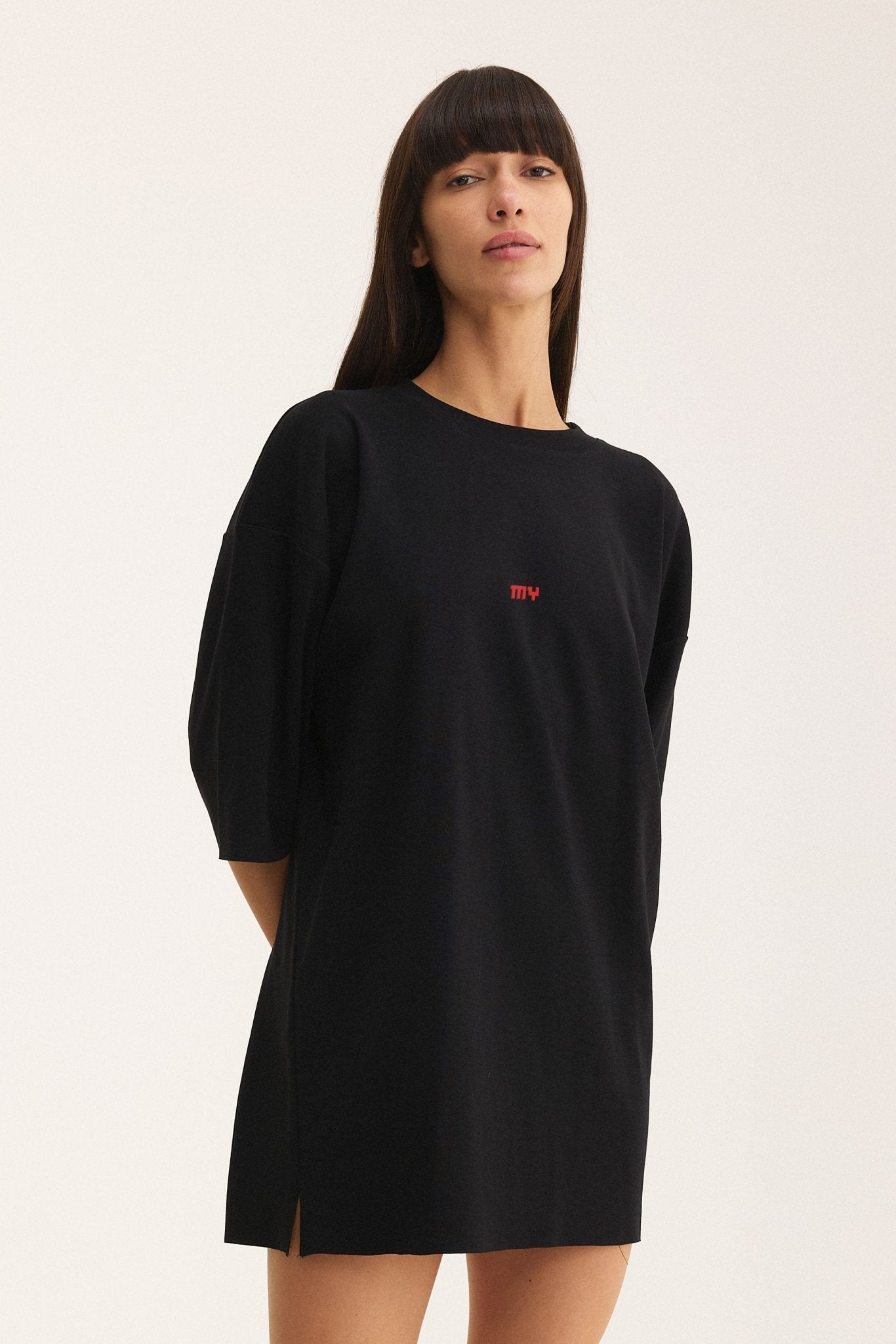 Oversized Basic Black T-shirt MY - MYS