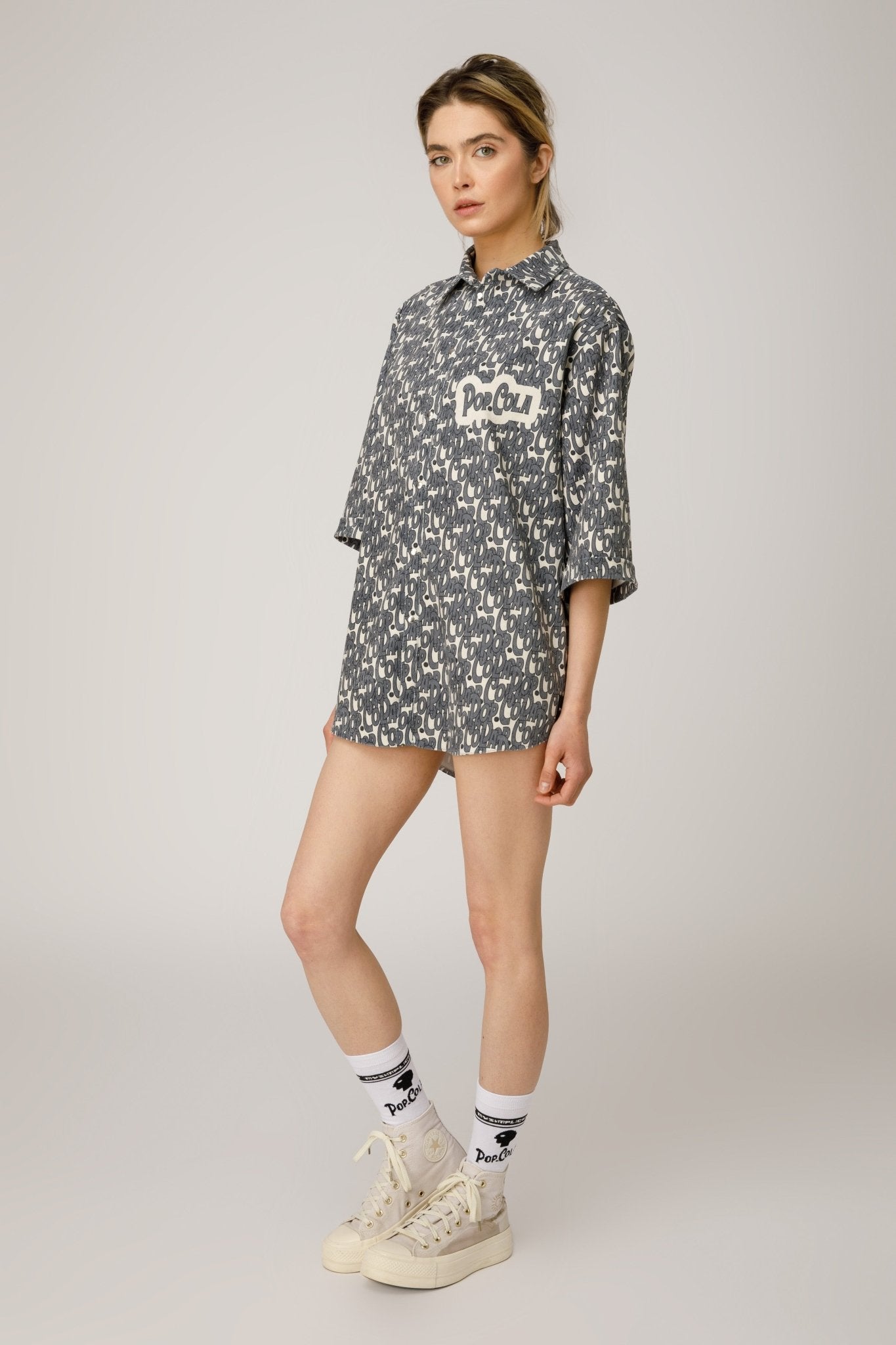 Pop Cola Classic Shirt Ribbed Fabric - MYS