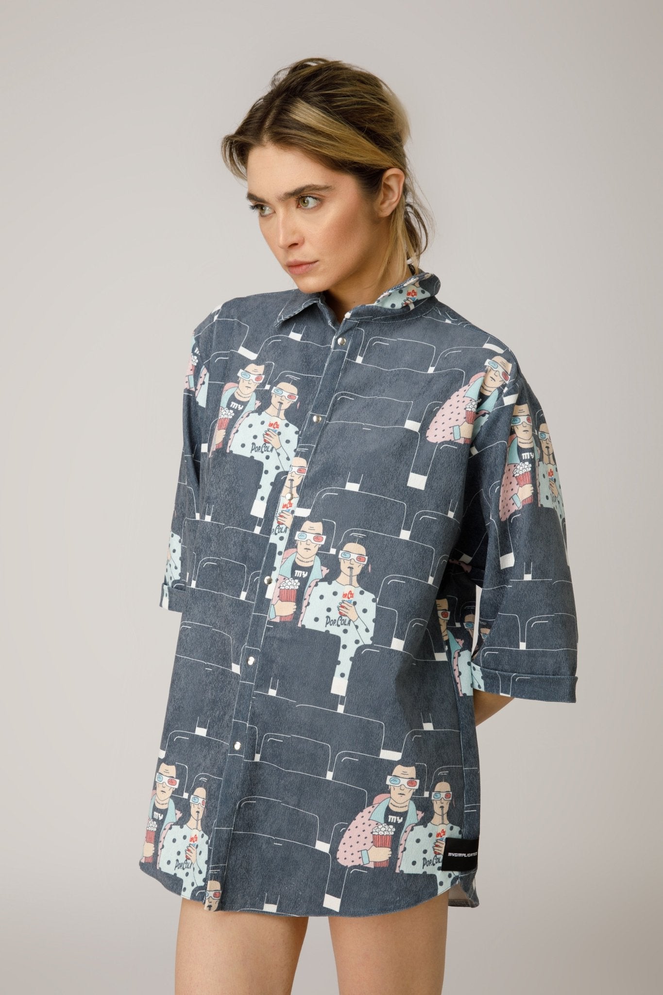 Pop Cola Mix Shirt Ribbed Fabric - MYS