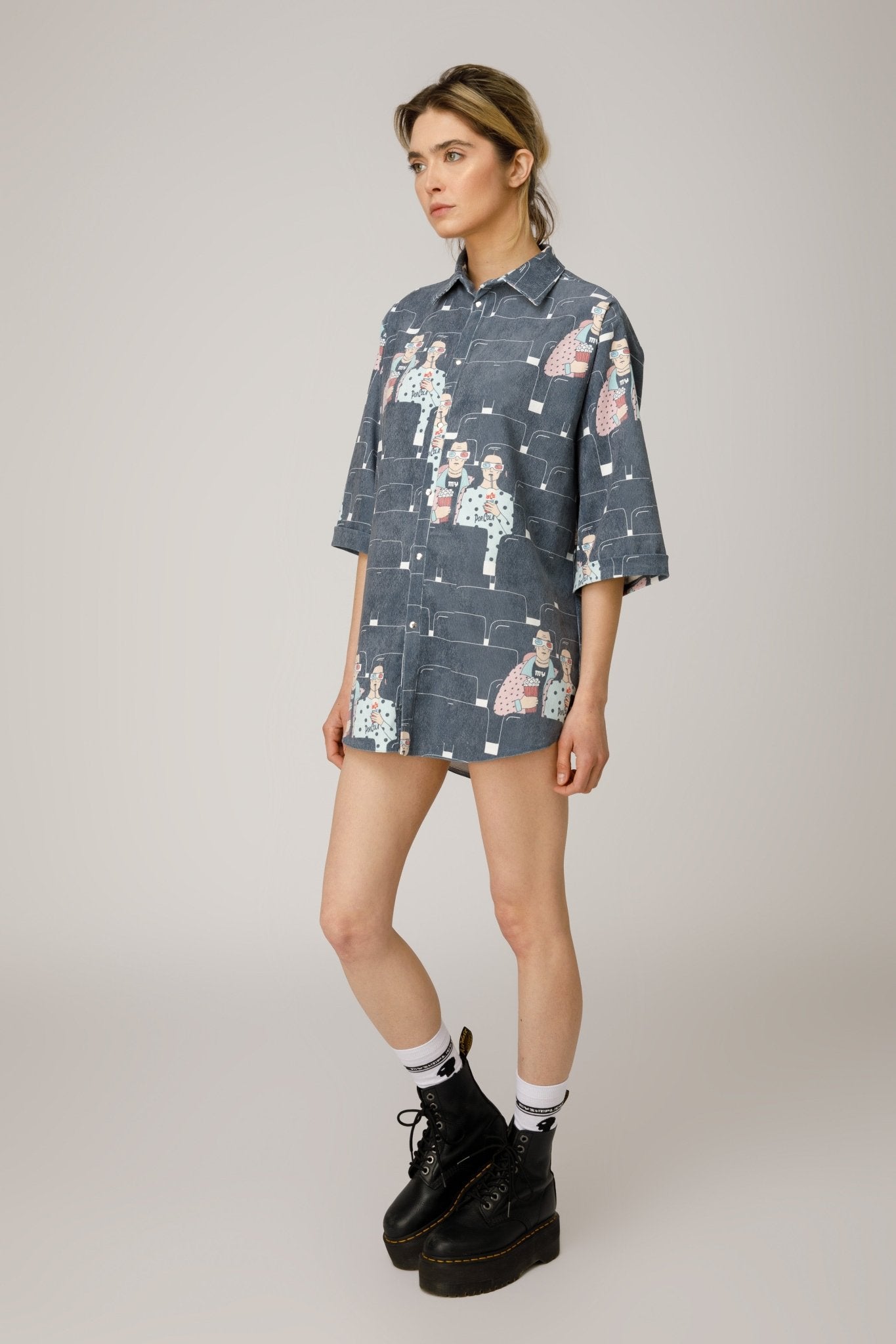 Pop Cola Mix Shirt Ribbed Fabric - MYS