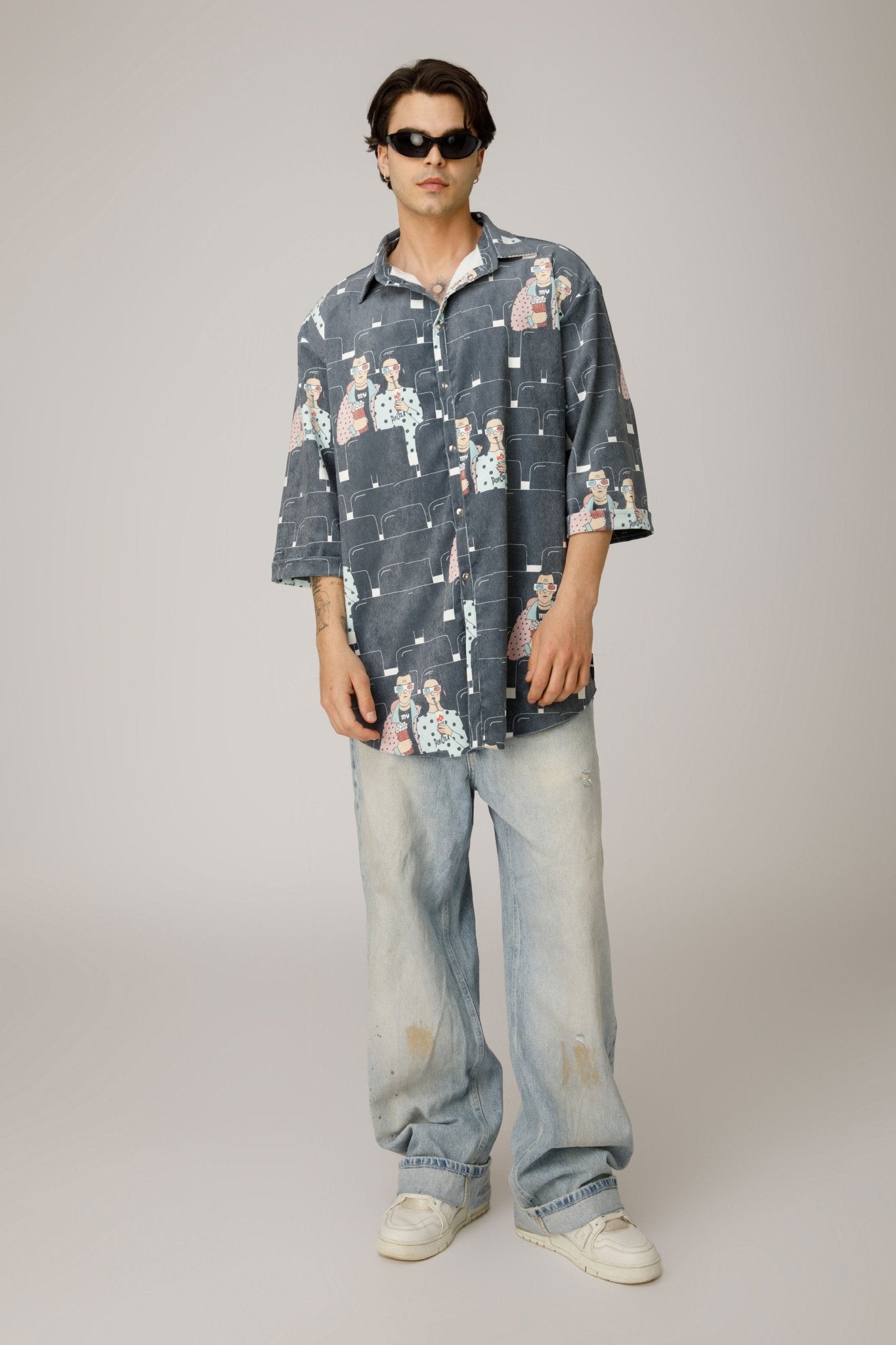 Pop Cola Mix Shirt Ribbed Fabric - MYS