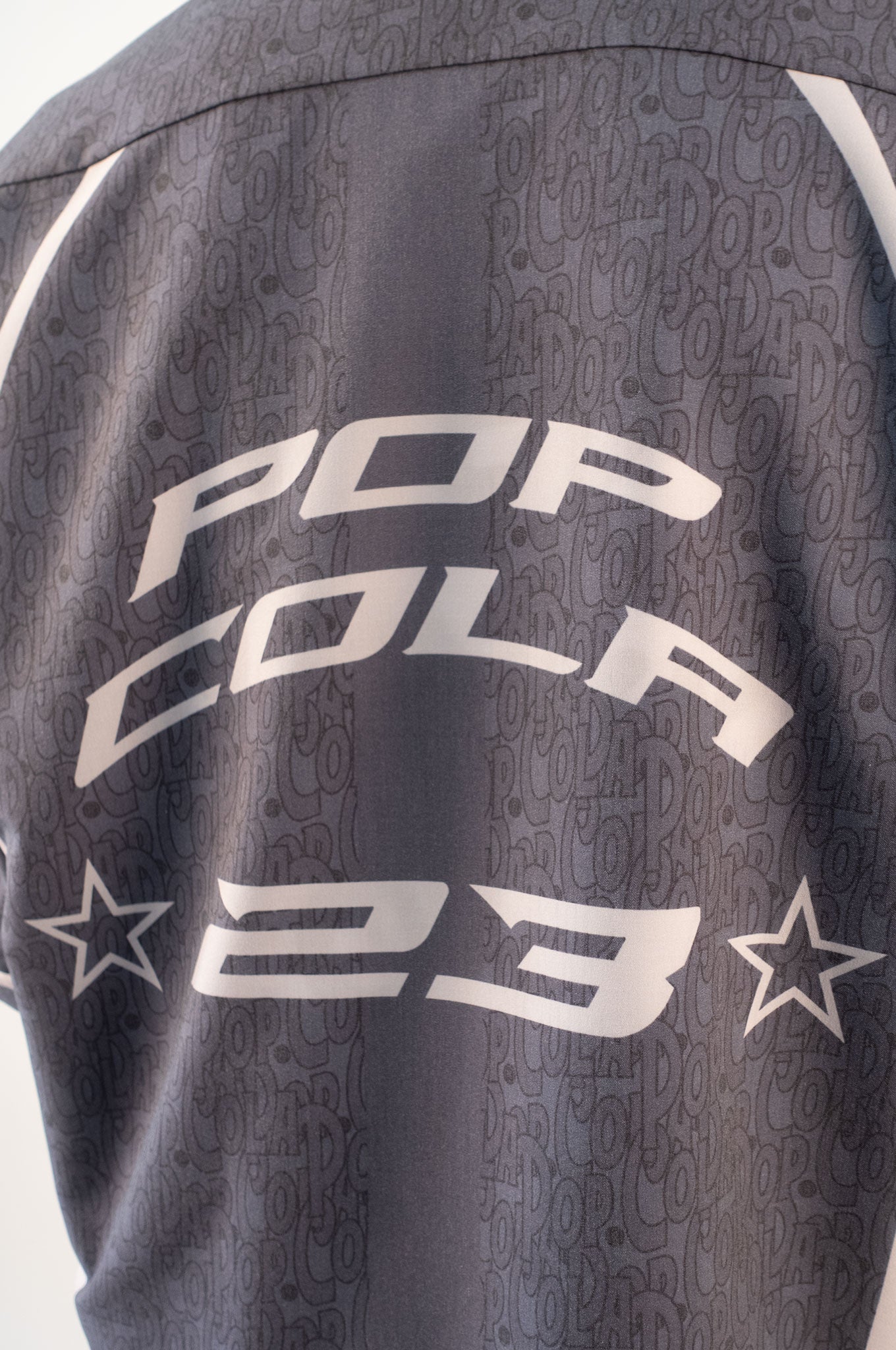 Pop Cola 23 Grey Short Sleeve Shirt (recycled fabric) - MYS