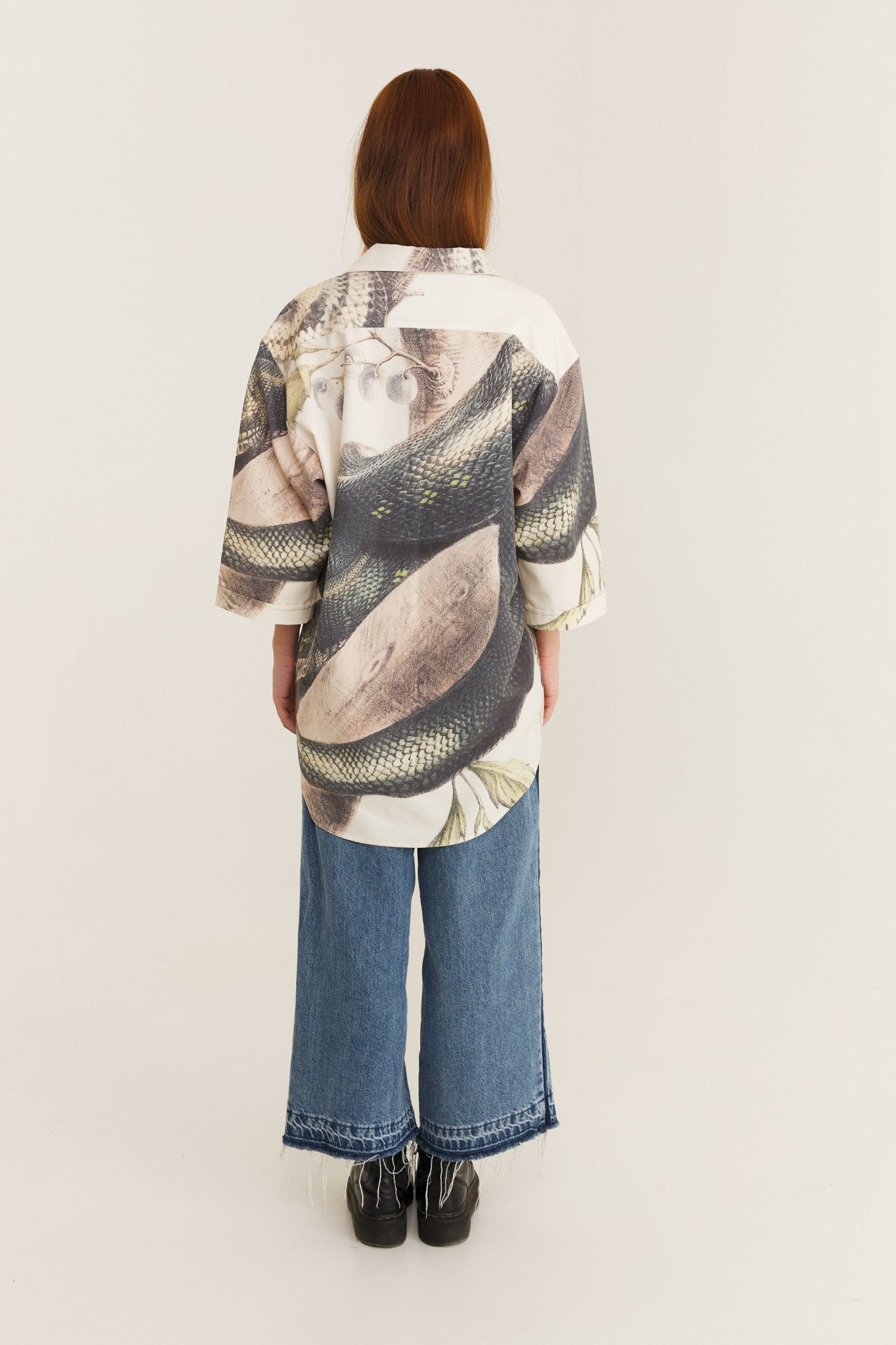 Short Sleeve Shirt Snake (recycled fabric) - MYS
