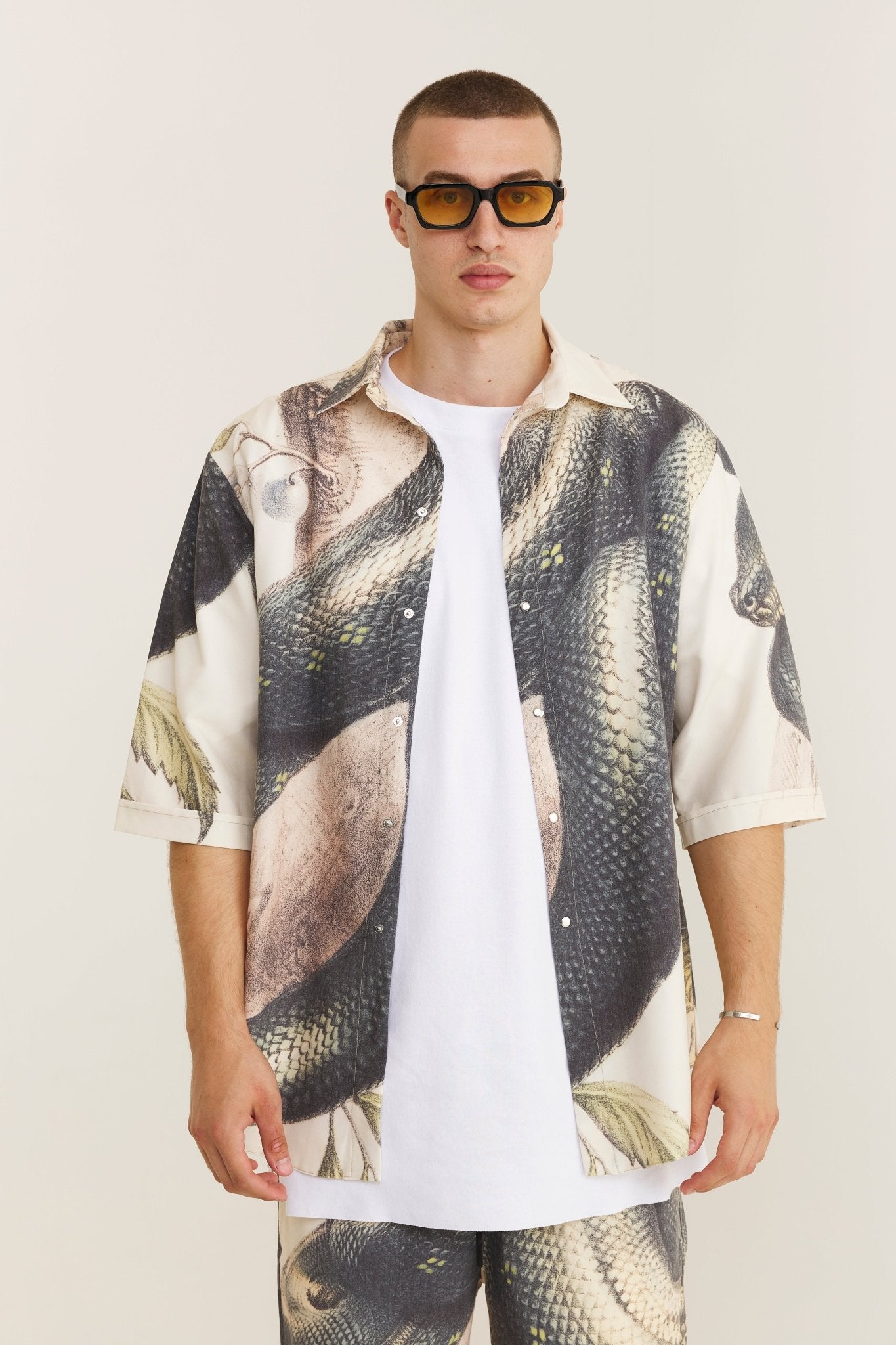 Short Sleeve Shirt Snake (recycled fabric) - MYS