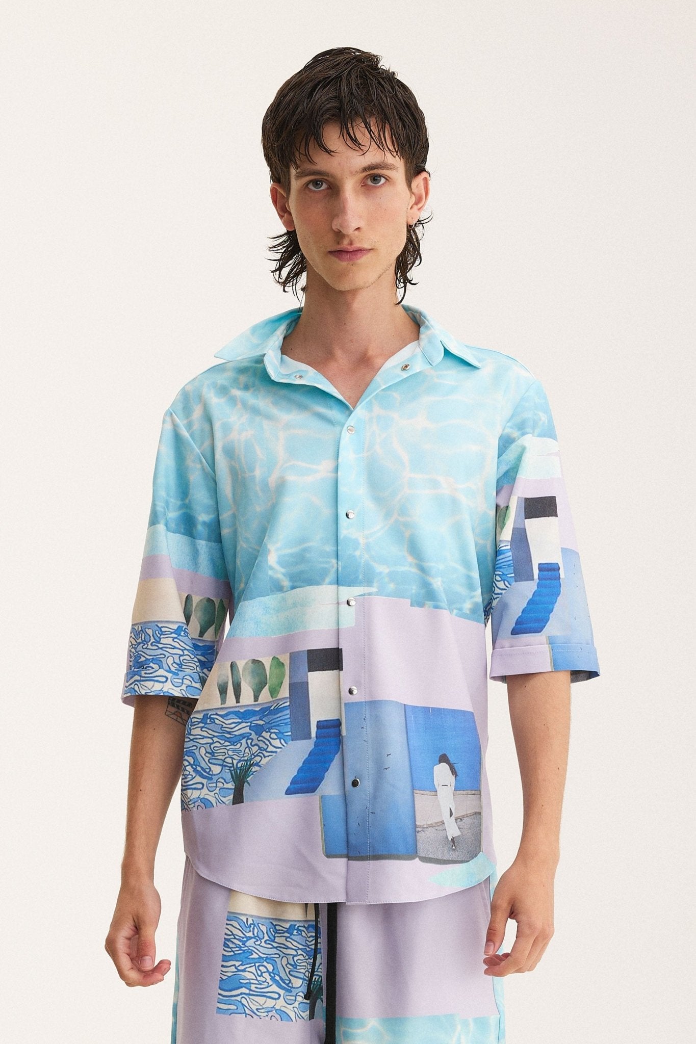 Short Sleeve Shirt Water (recycled fabric) - MYS