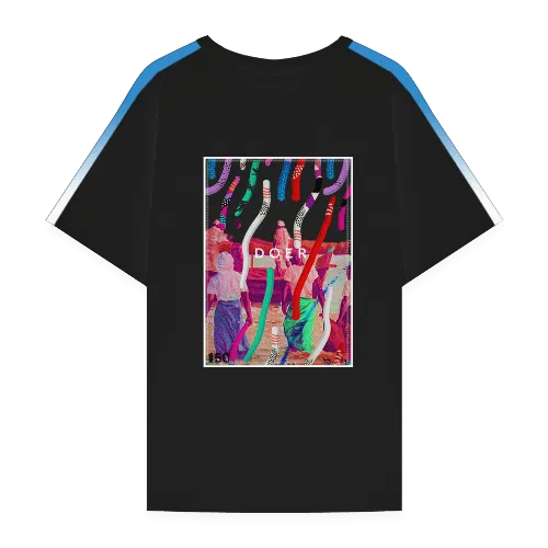 Black DOER T-Shirt (customisable) - Customer's Product with price 299.90 ID mBZ4d6j9WwRt2oFfztgVXpSW