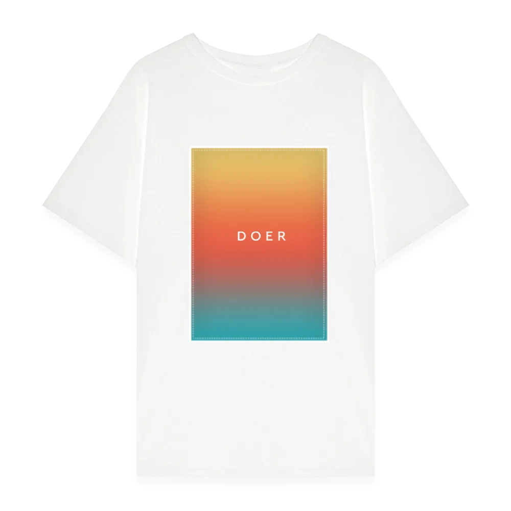 White DOER T-Shirt (customisable) - Customer's Product with price 309.90 ID TtUbofq229lWhZS30CtqEPmy - MYS