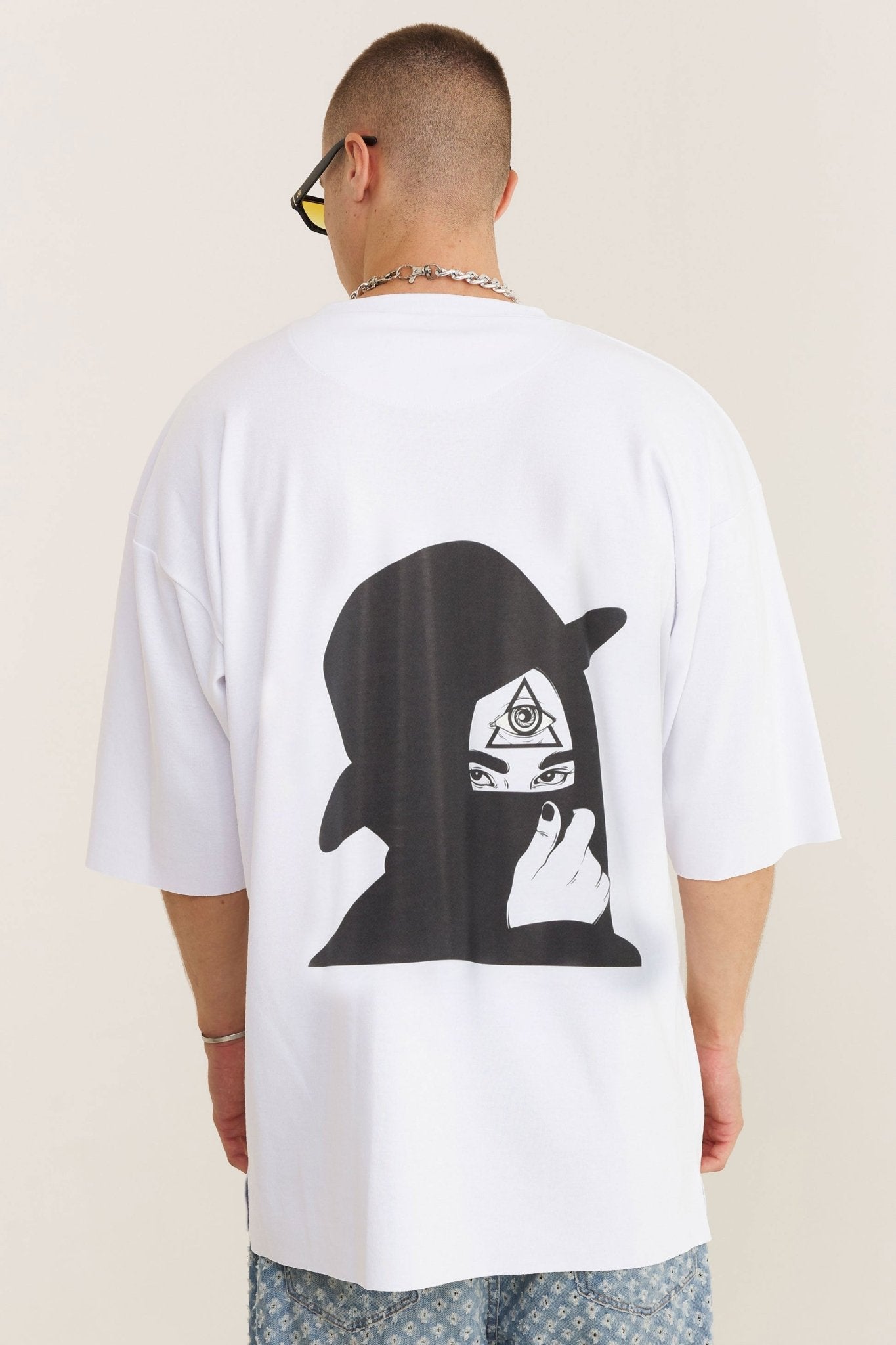 White T-shirt Third Eye - MYS