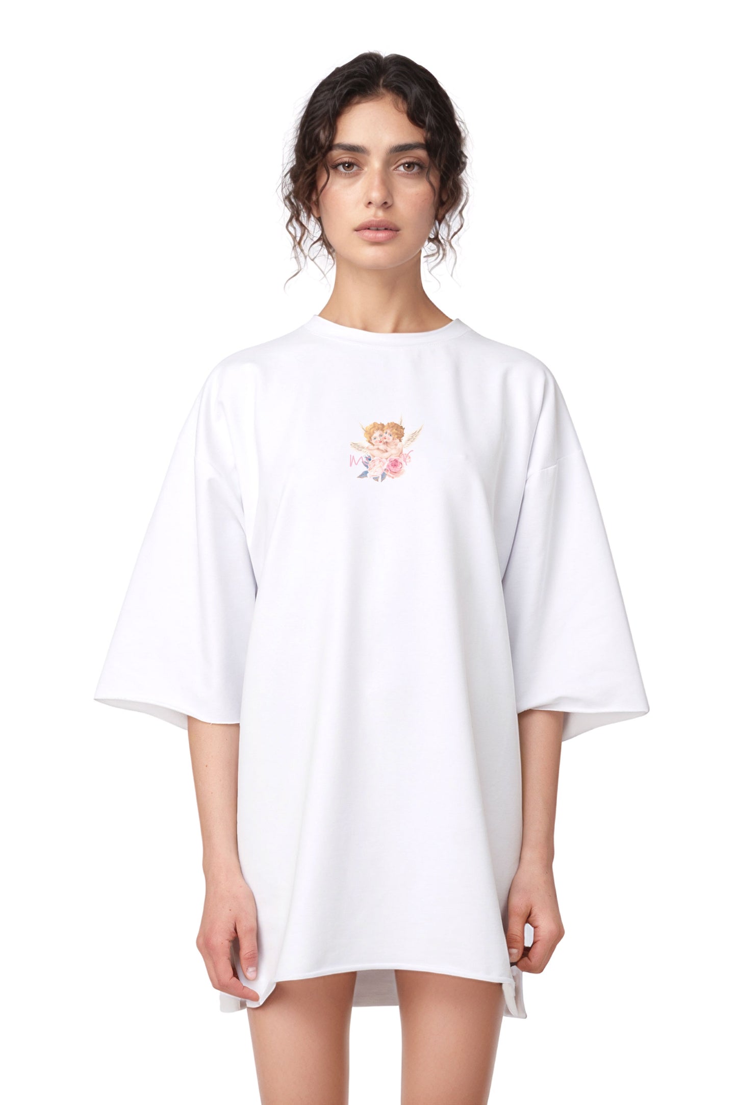 MY Angels Oversized White T-shirt - MYS