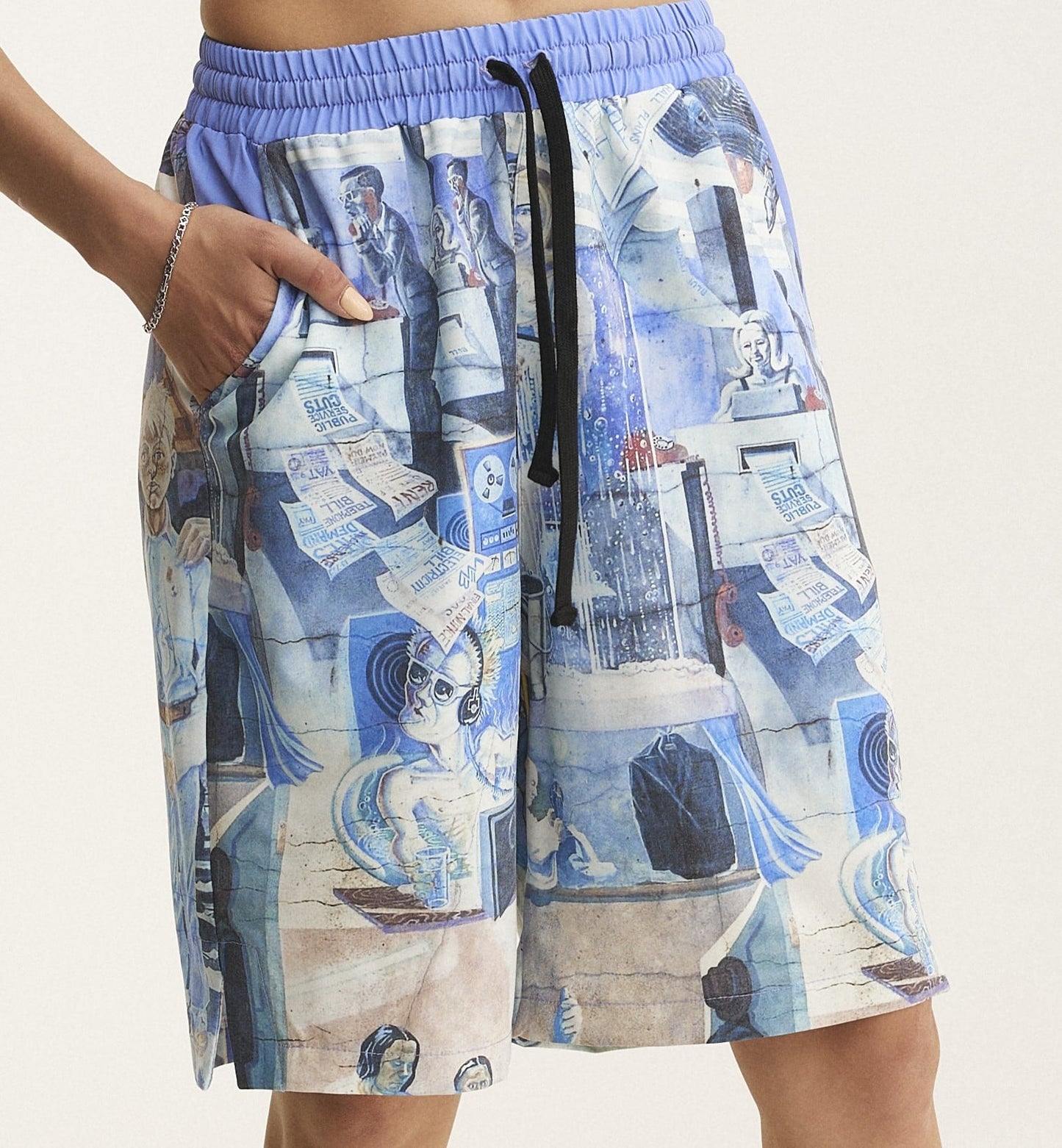 Bermuda Shorts Graffiti (recycled fabric) - MYS