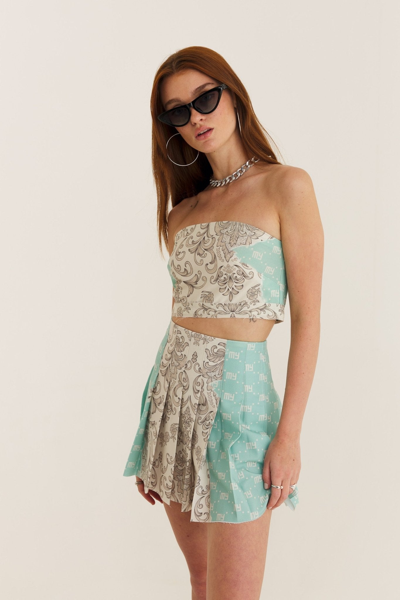 Ripped Skirt and Top (recycled fabric) - mysimplicated