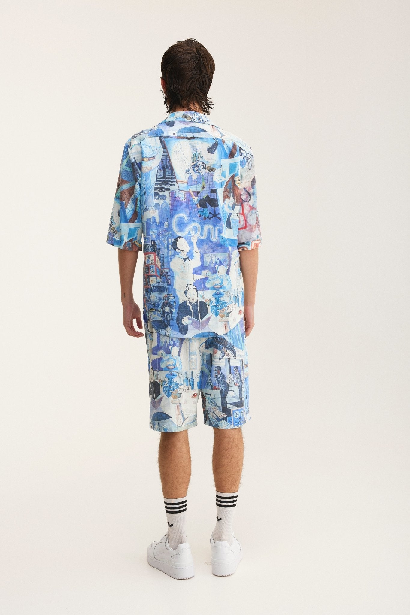 Short Sleeve Shirt & Bermuda Set Graffiti (recycled fabric) - MYS