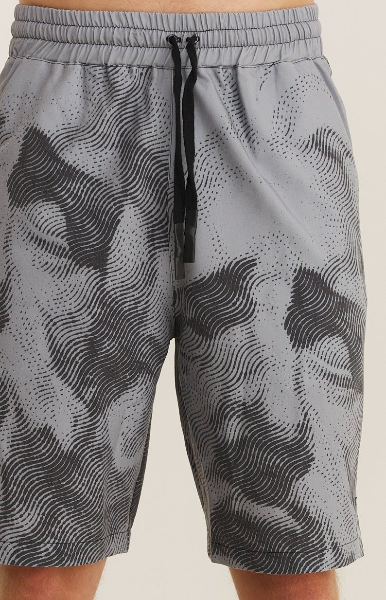 Short Sleeve Shirt & Bermuda Set Grey (recycled fabric) - MYS
