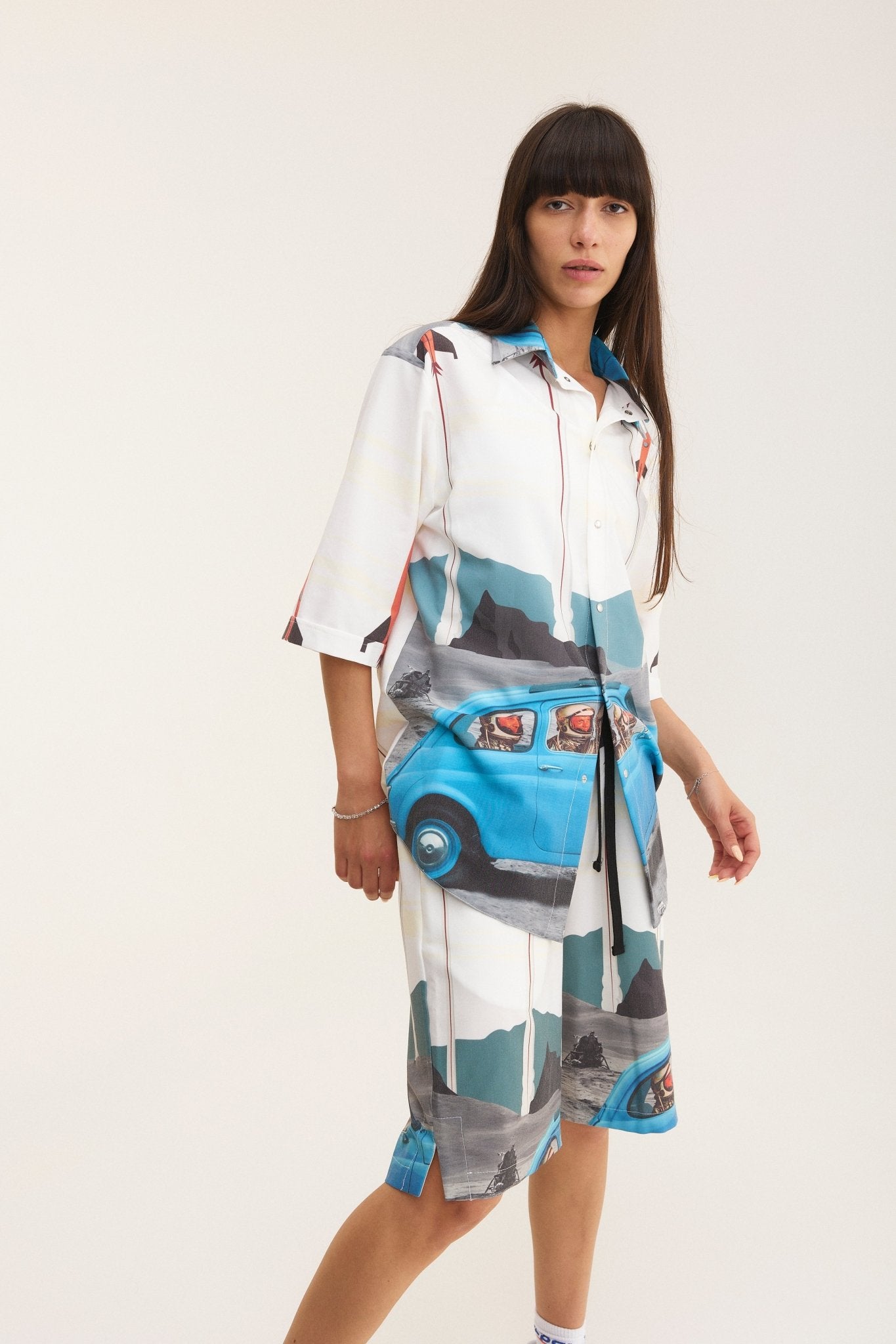 Short Sleeve Shirt & Bermuda Set Rockets (recycled fabric) - MYS