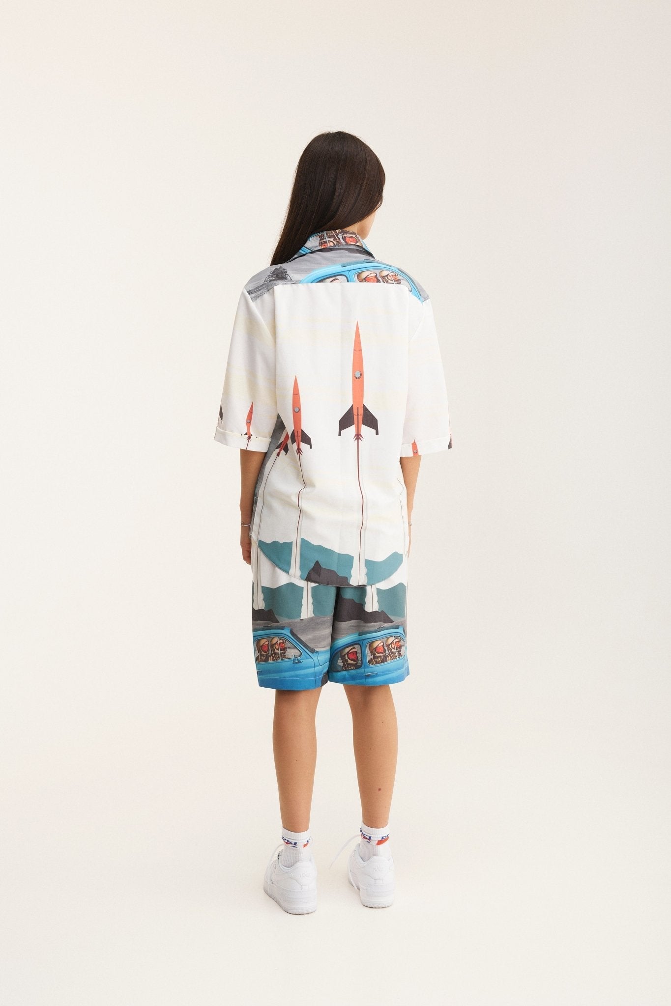 Short Sleeve Shirt & Bermuda Set Rockets (recycled fabric) - MYS