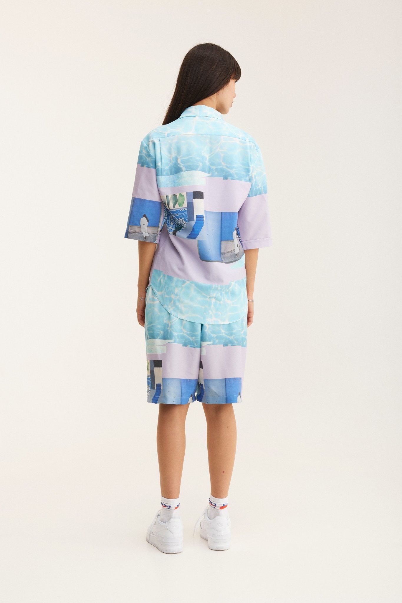 Short Sleeve Shirt & Bermuda Set Water (recycled fabric) - MYS