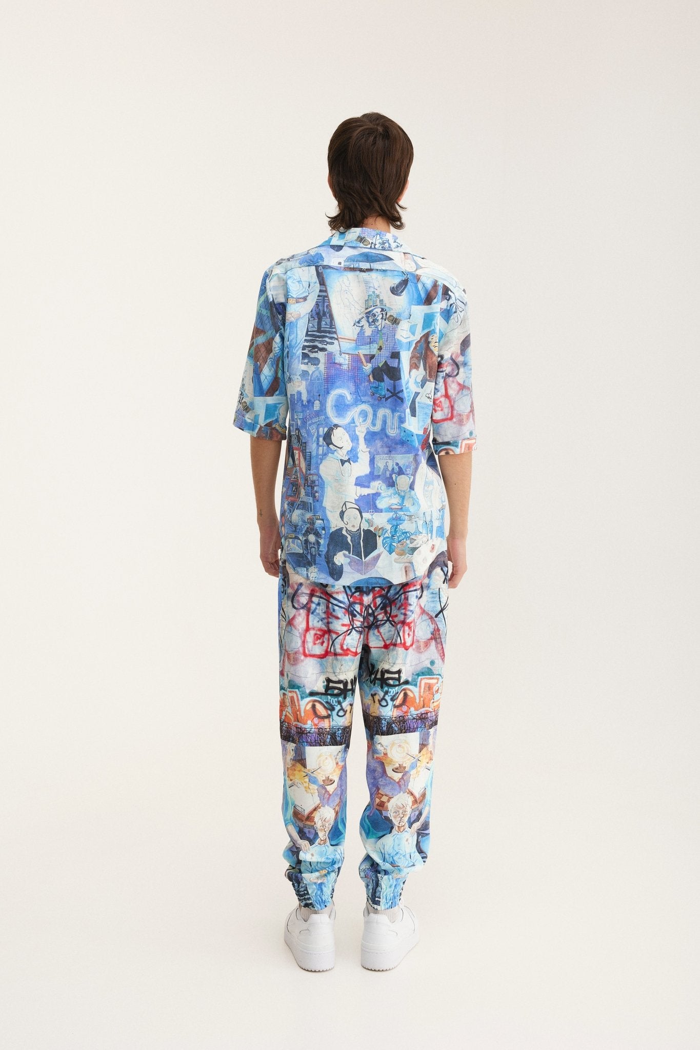 Short Sleeve Shirt Graffiti (recycled fabric) - MYS