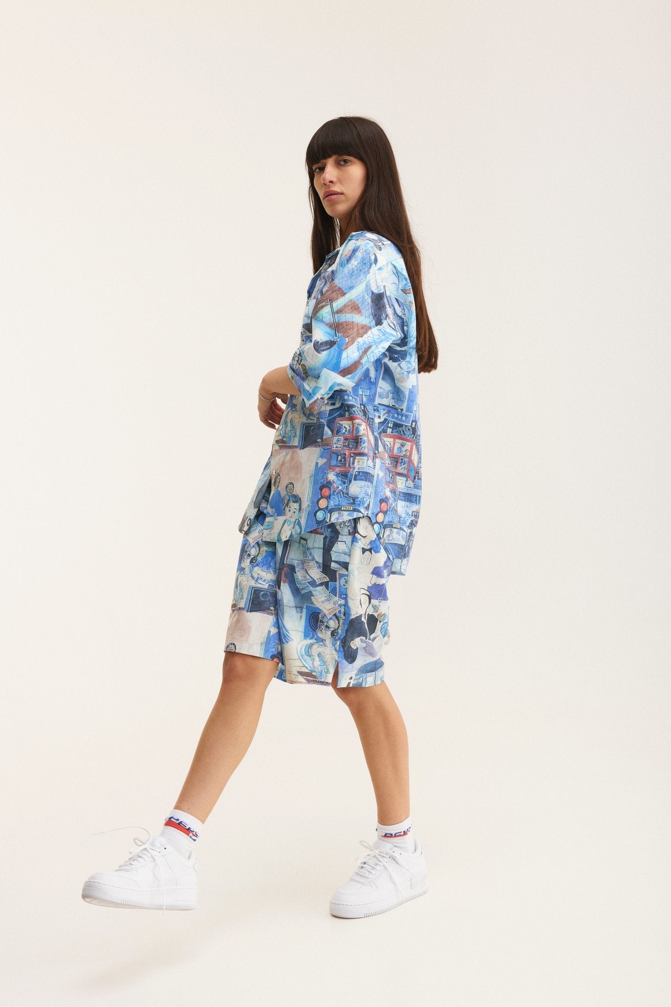 Short Sleeve Shirt Graffiti (recycled fabric) - MYS