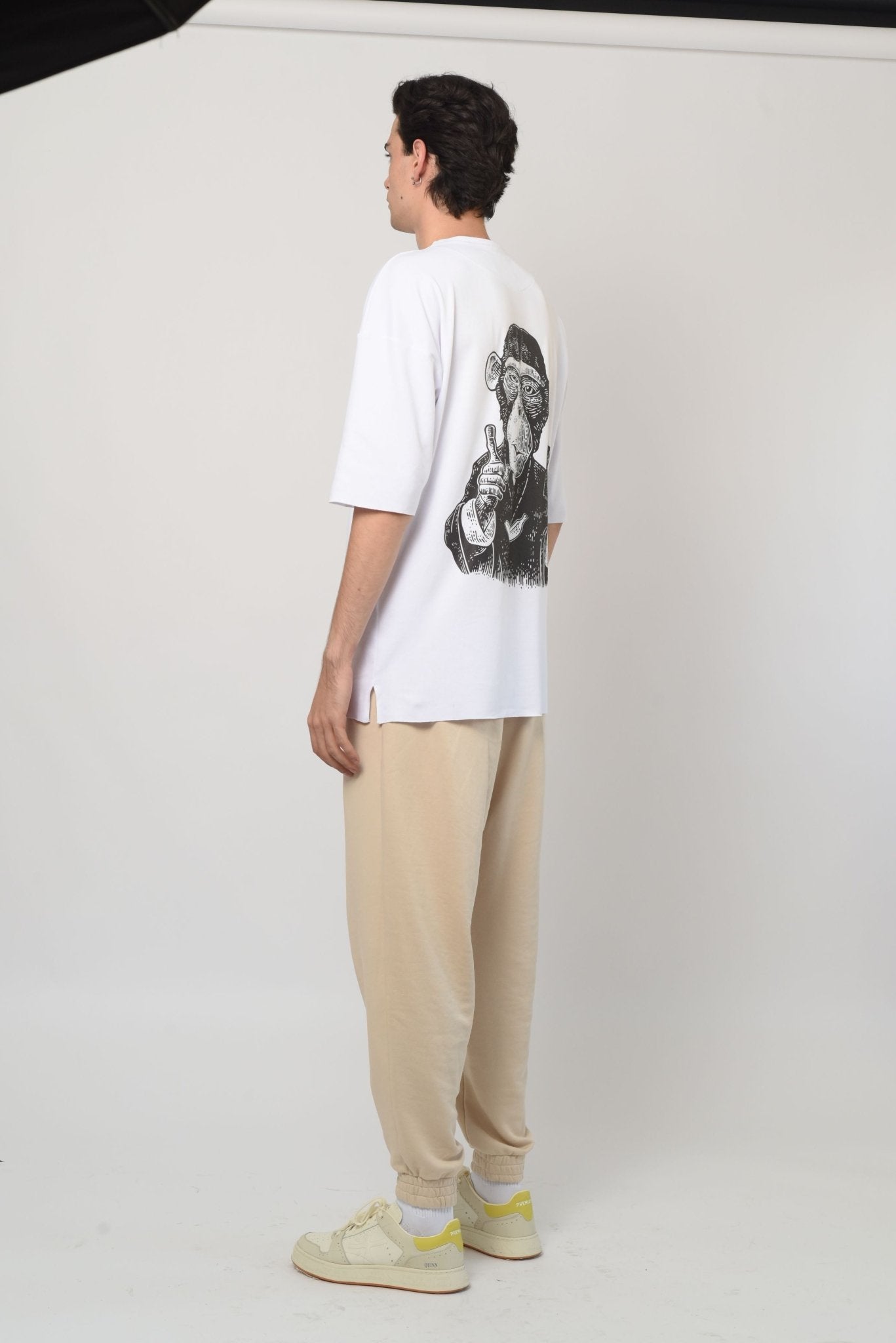 White T-shirt Darwin - mysimplicated